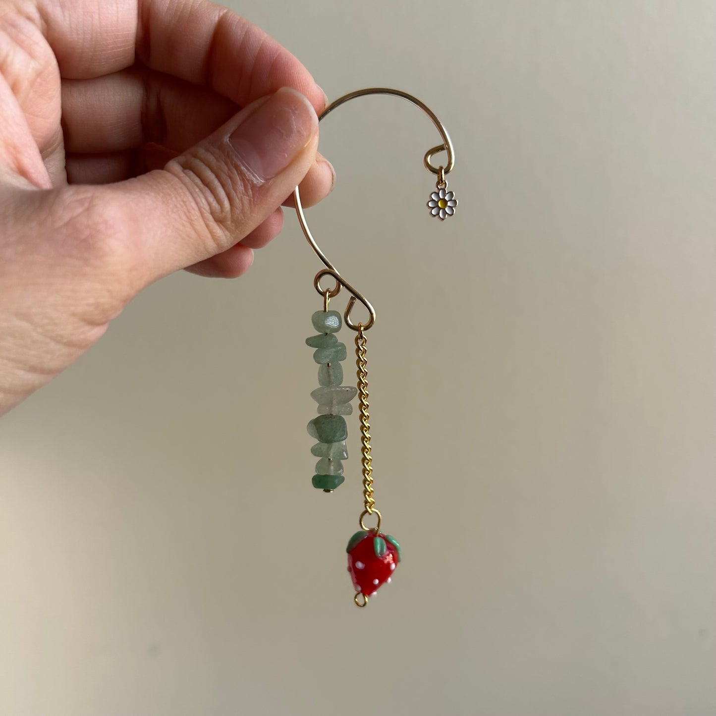 Strawberry Ear Cuffs
