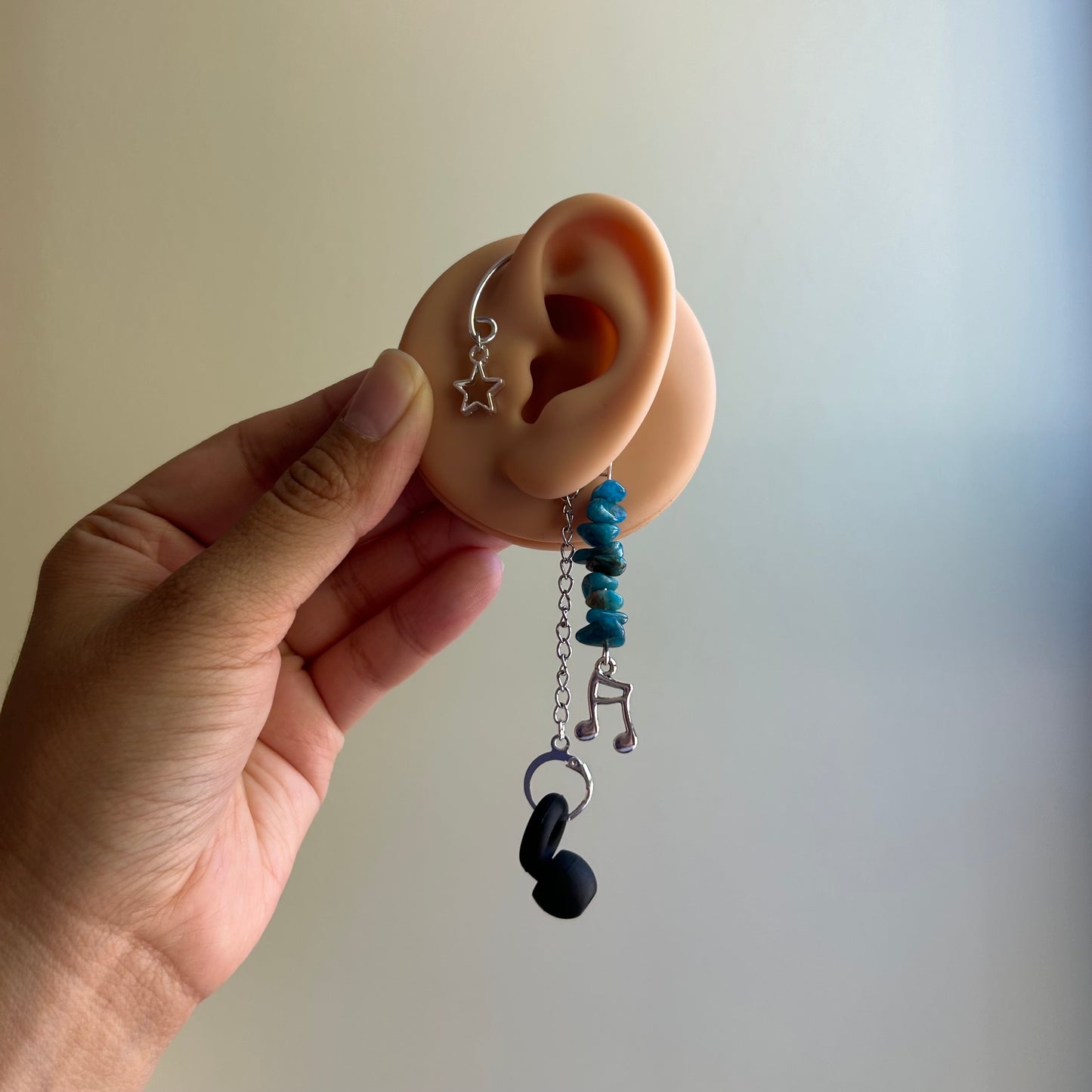 Musical Notes LOOP Earplug Ear Cuffs *LOOPS NOT INCLUDED*