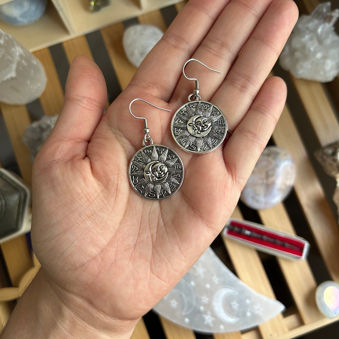 Zodiac Wheel earrings