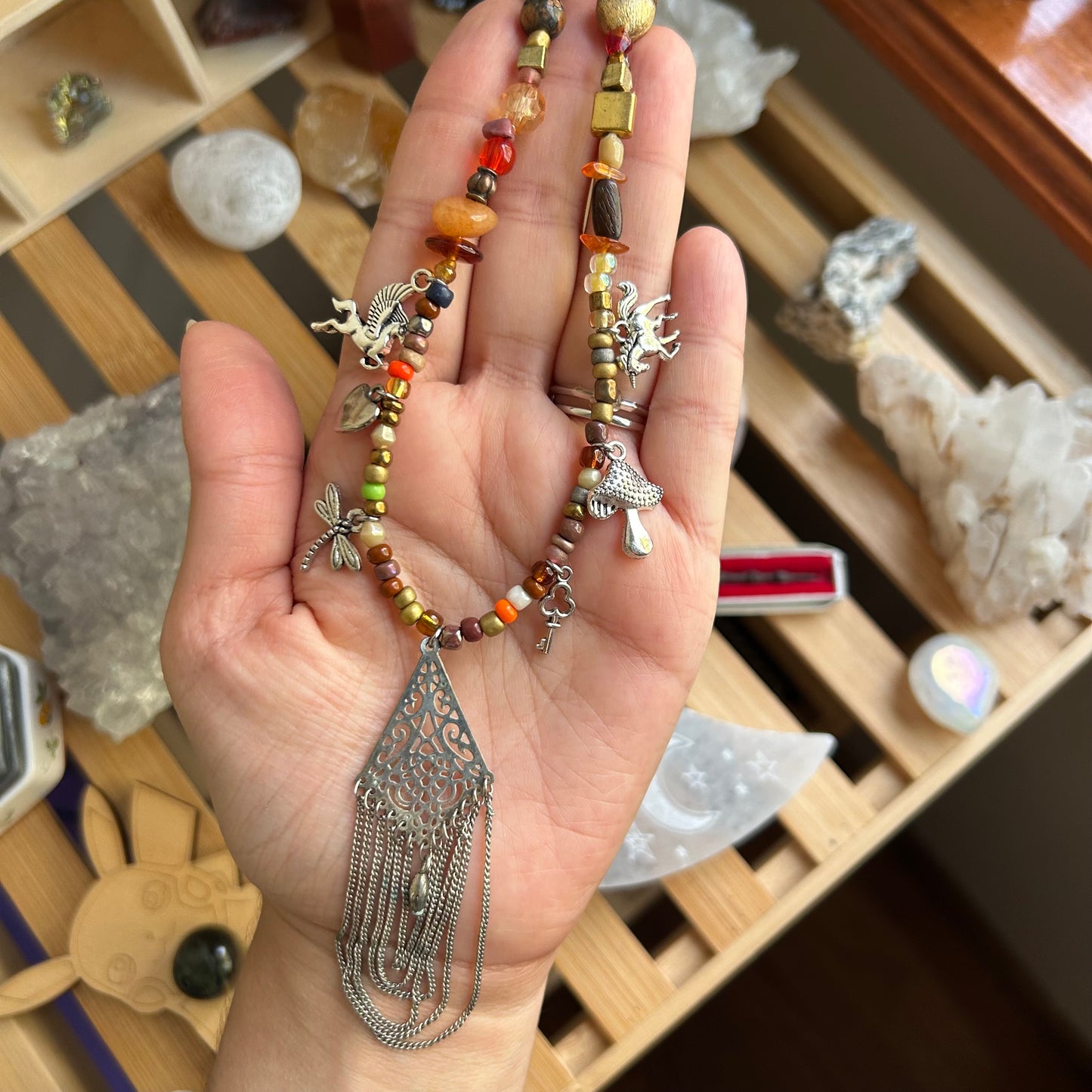 Bead Bucket Necklace | 178