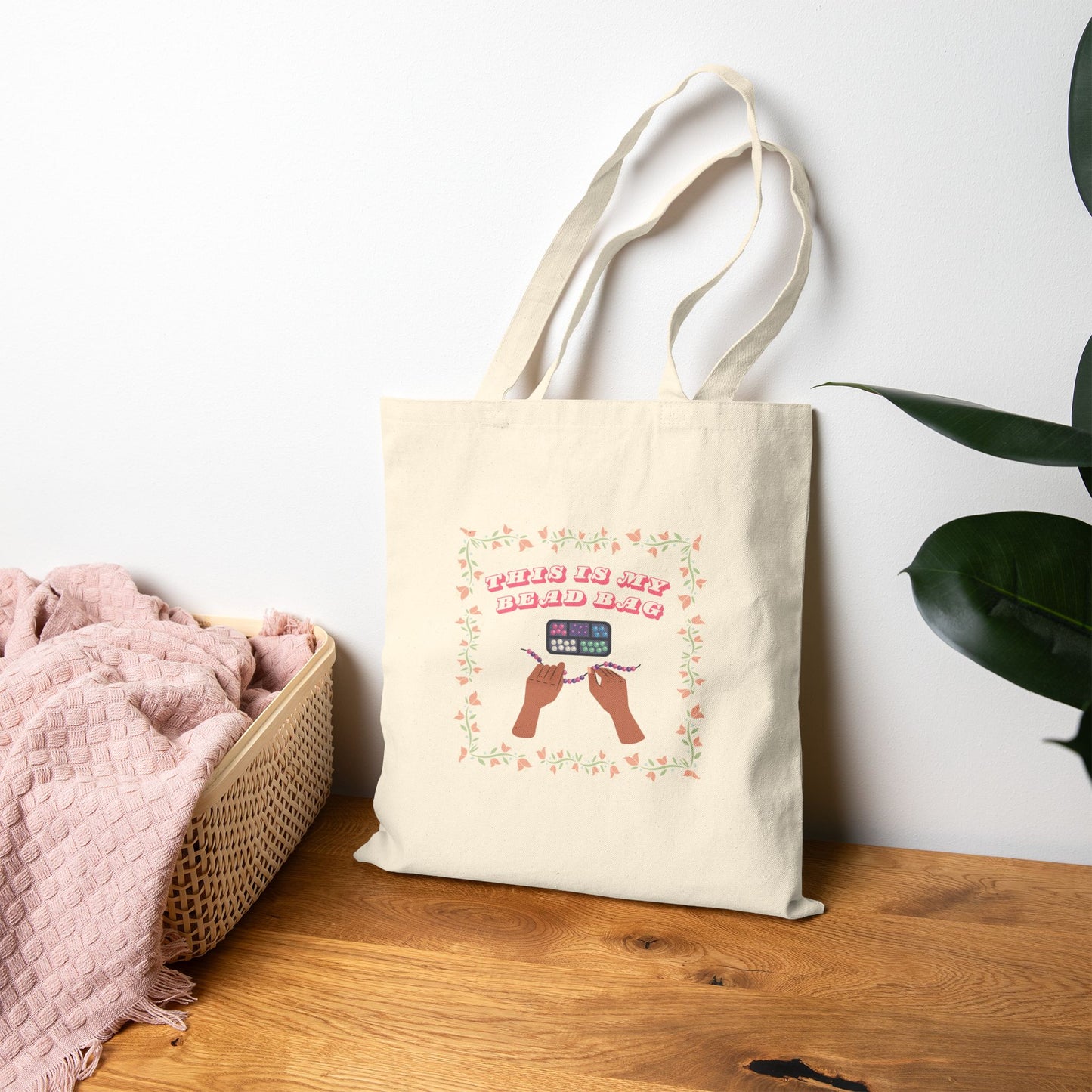 "This is My Bead Bag" Tote Bag