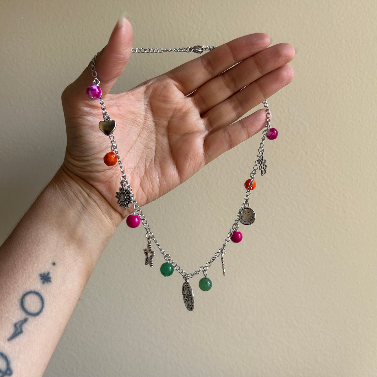Bead Bucket Necklace | 206