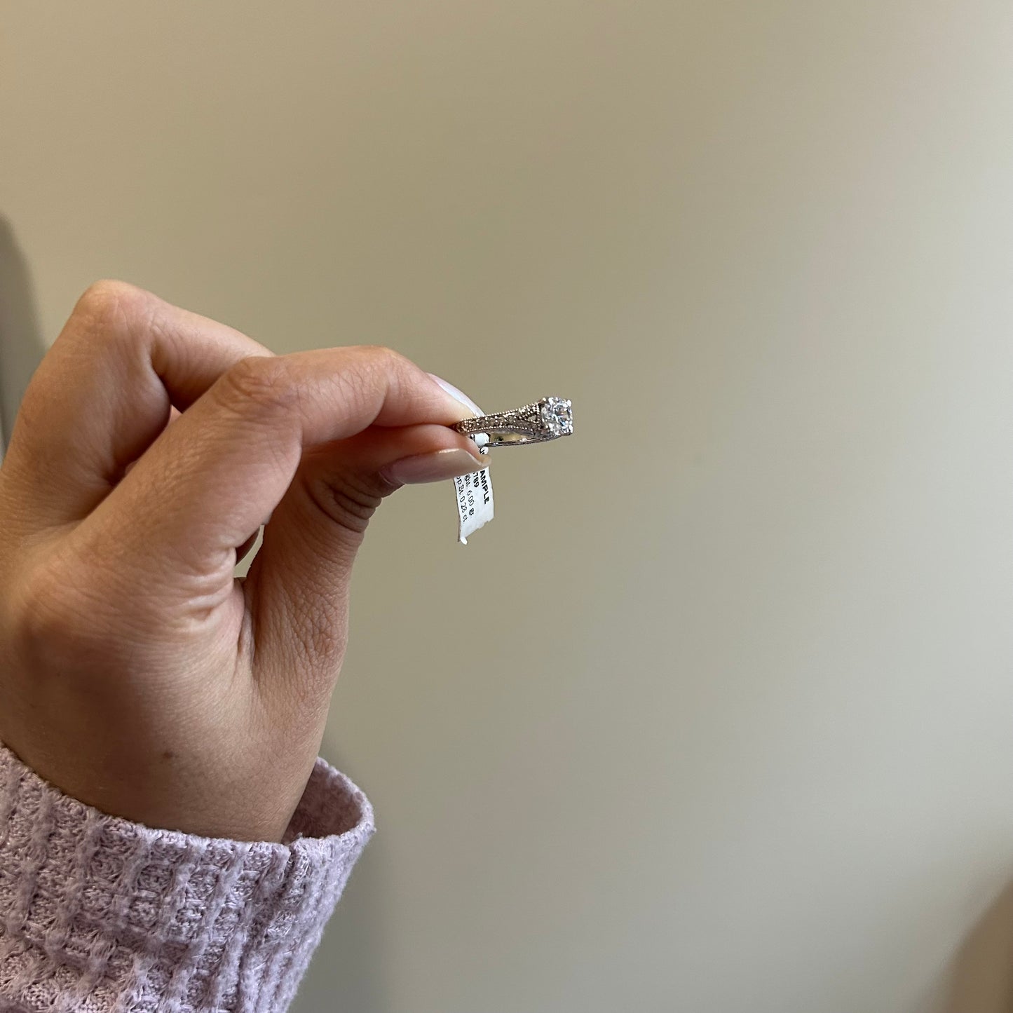 Unique Sample Sale Engagement Ring (Size US 6.25)