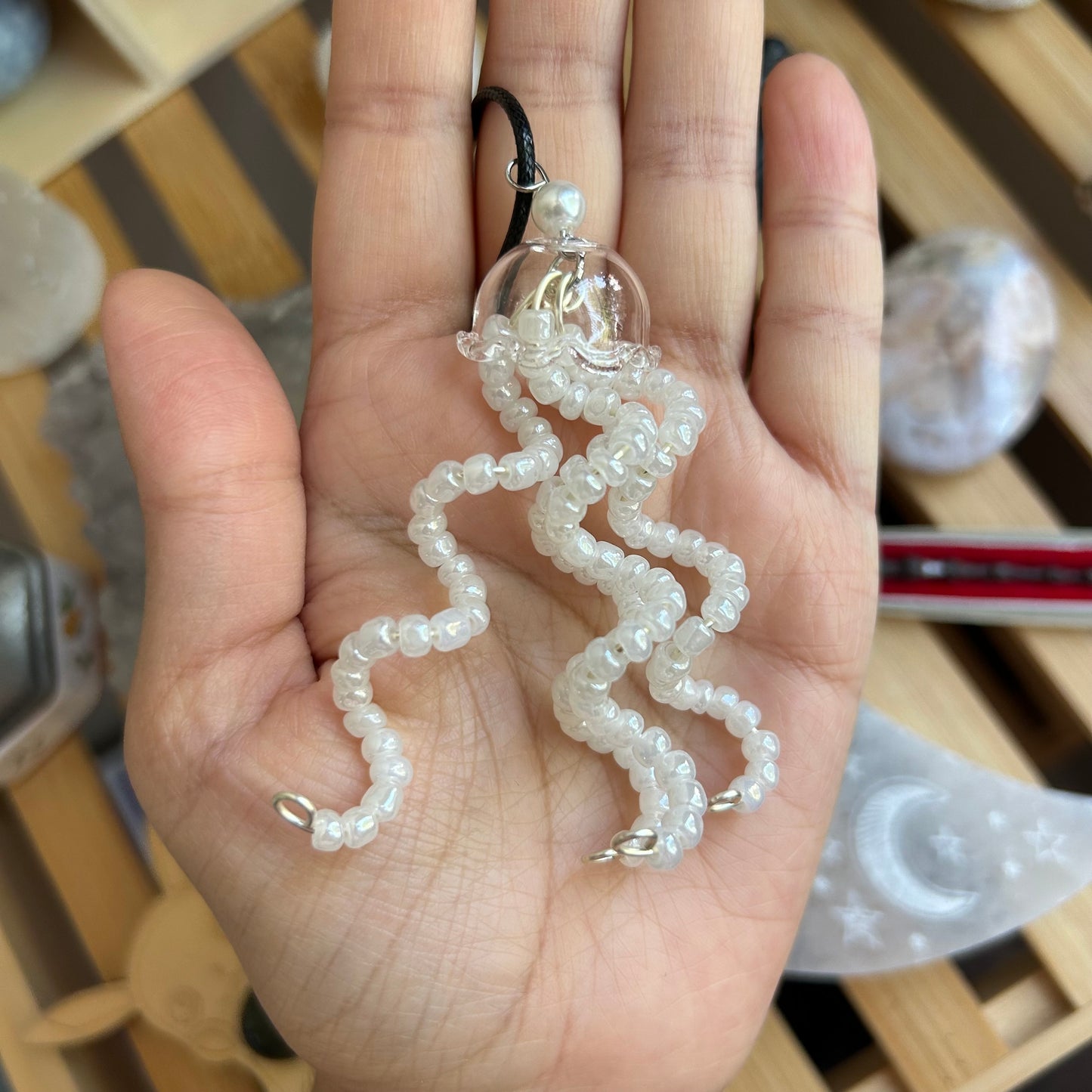Beaded Jellyfish Necklace