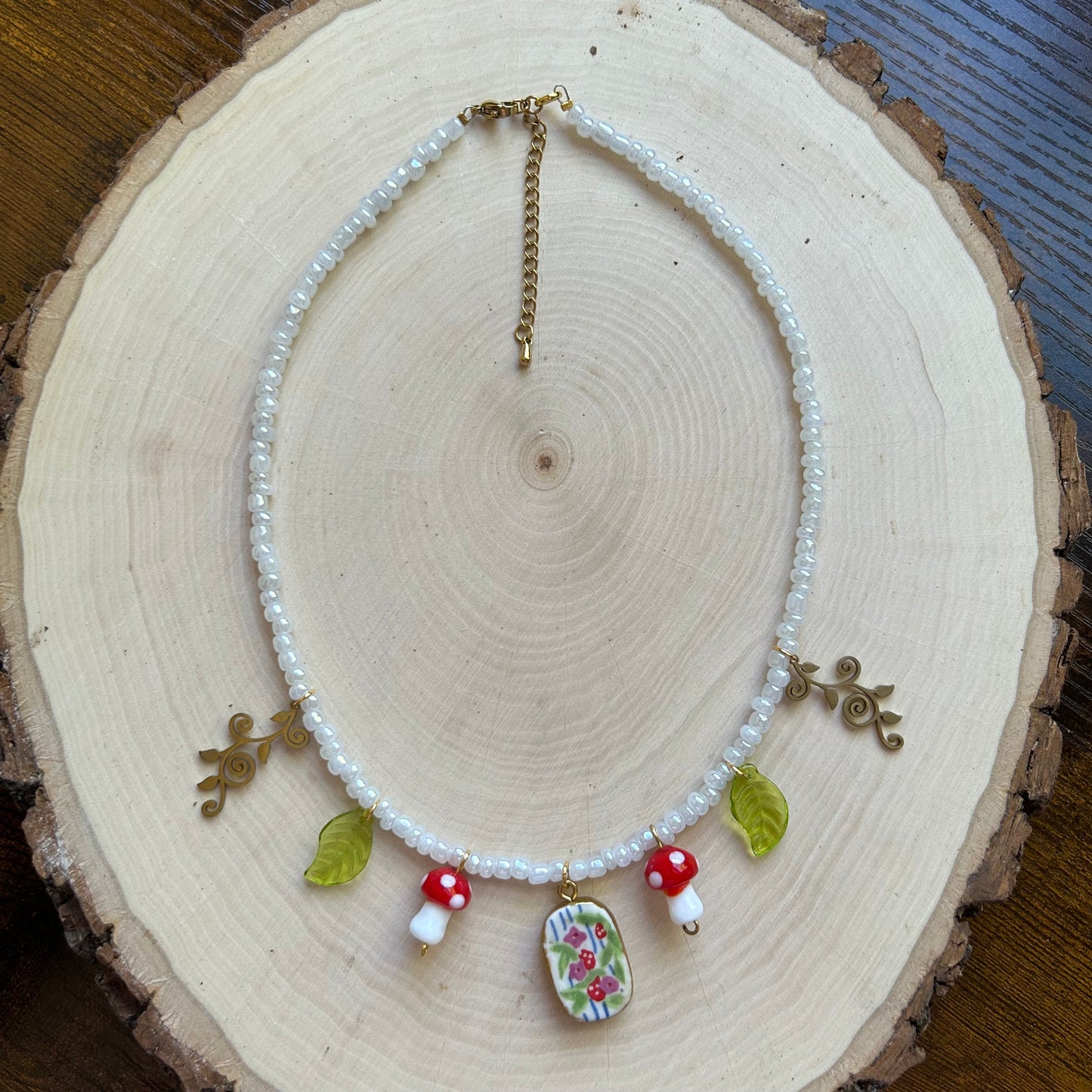 Summer Garden Beaded Necklace