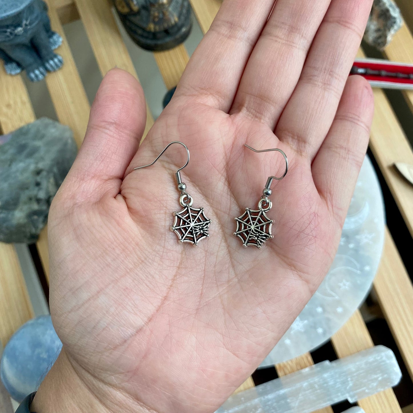 Spiderweb Earrings