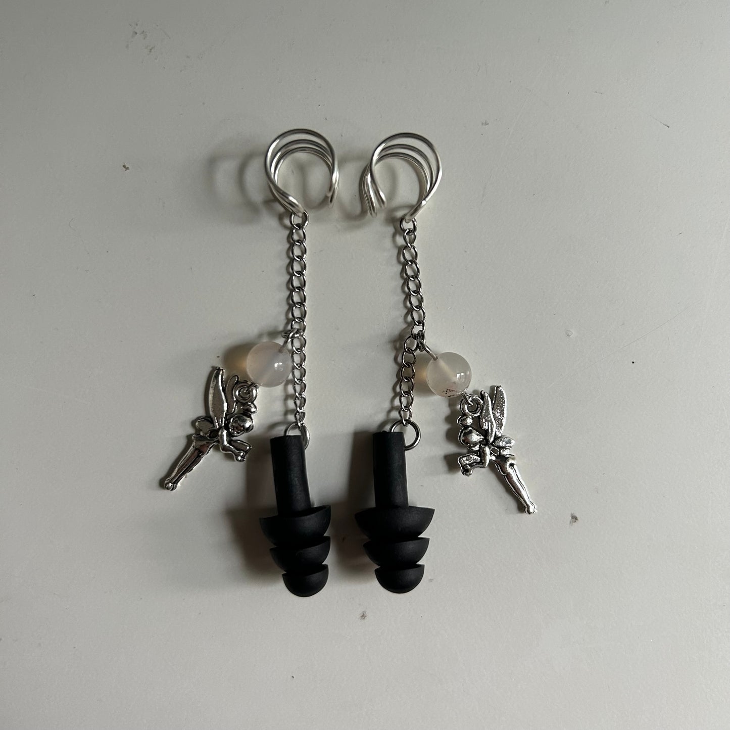 Flower Agate Fairy Ear Plug Ear Cuffs
