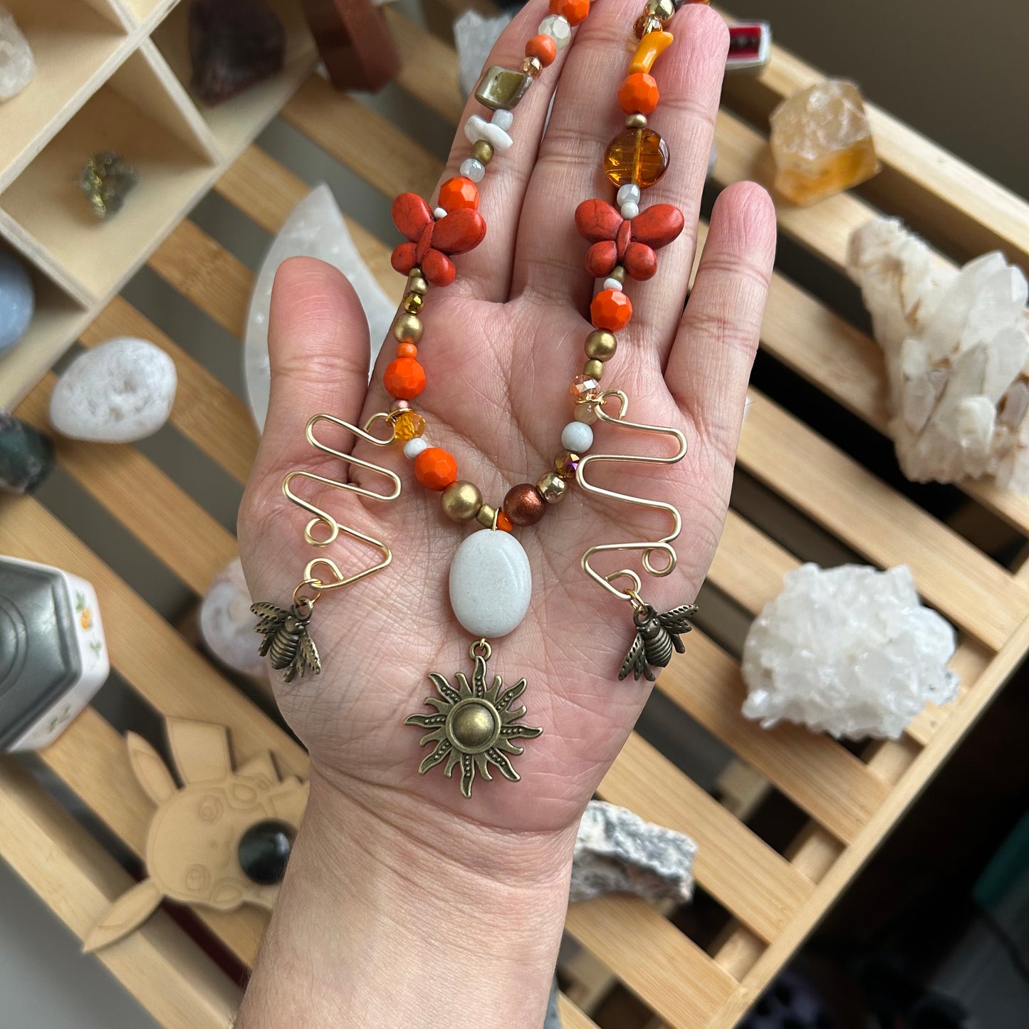 Bead Bucket Necklace | 162