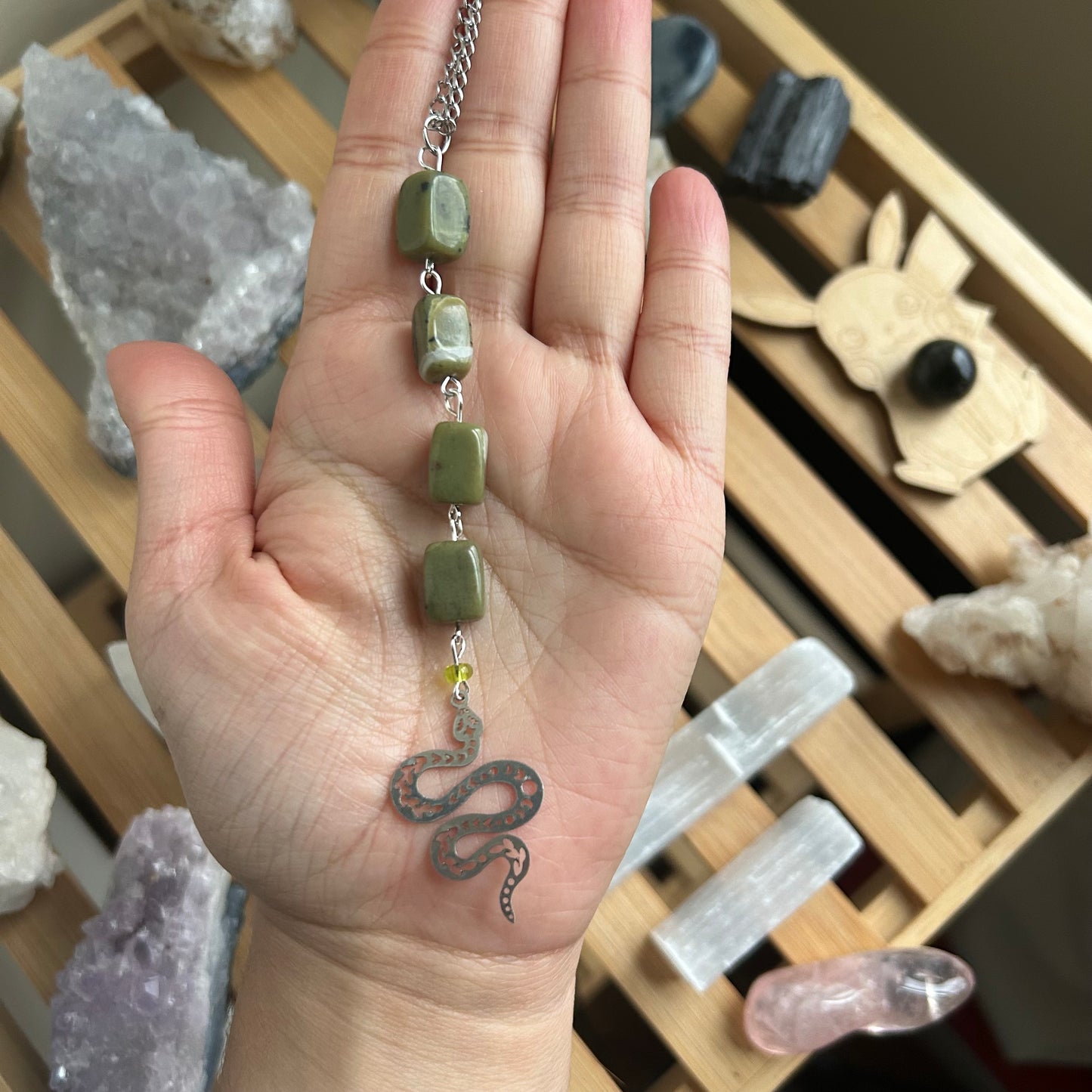 Serpentine Snake Necklace
