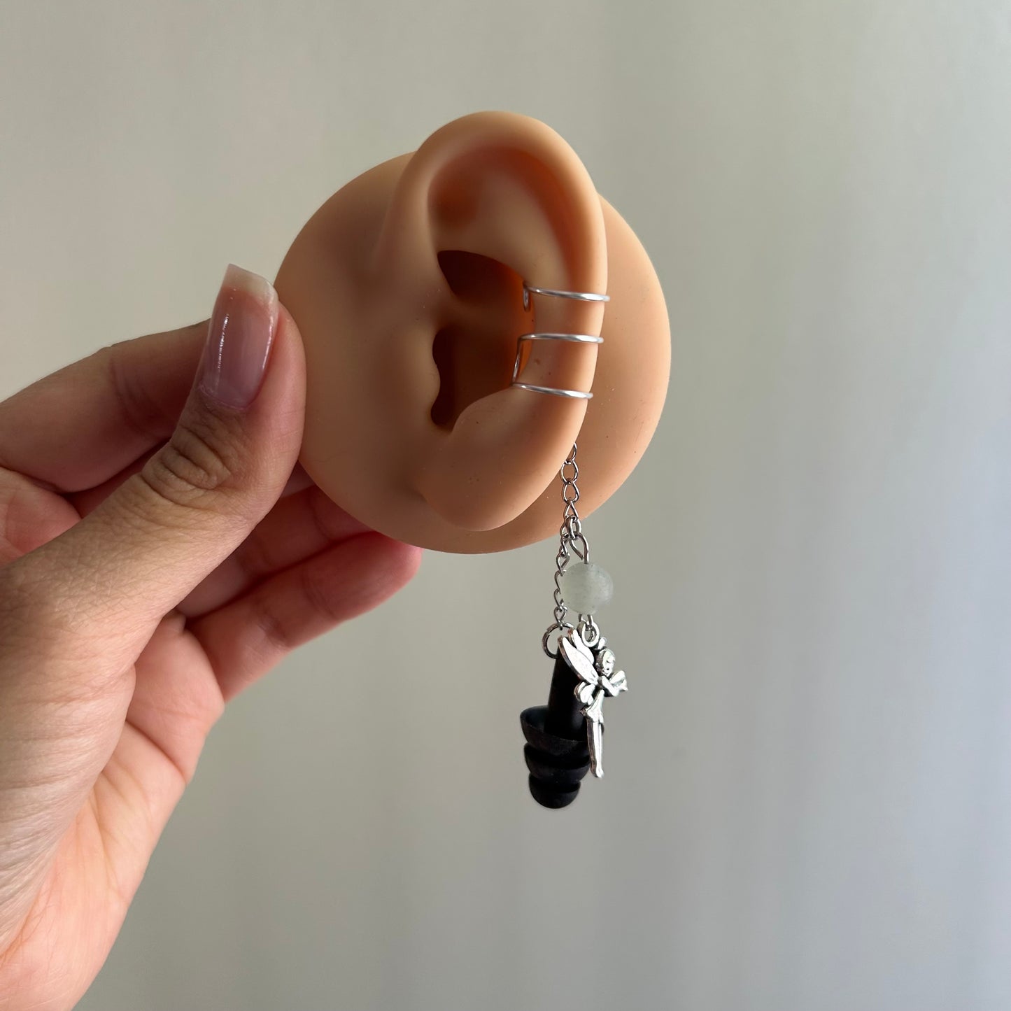 Green Fairy Earplug Ear Cuffs