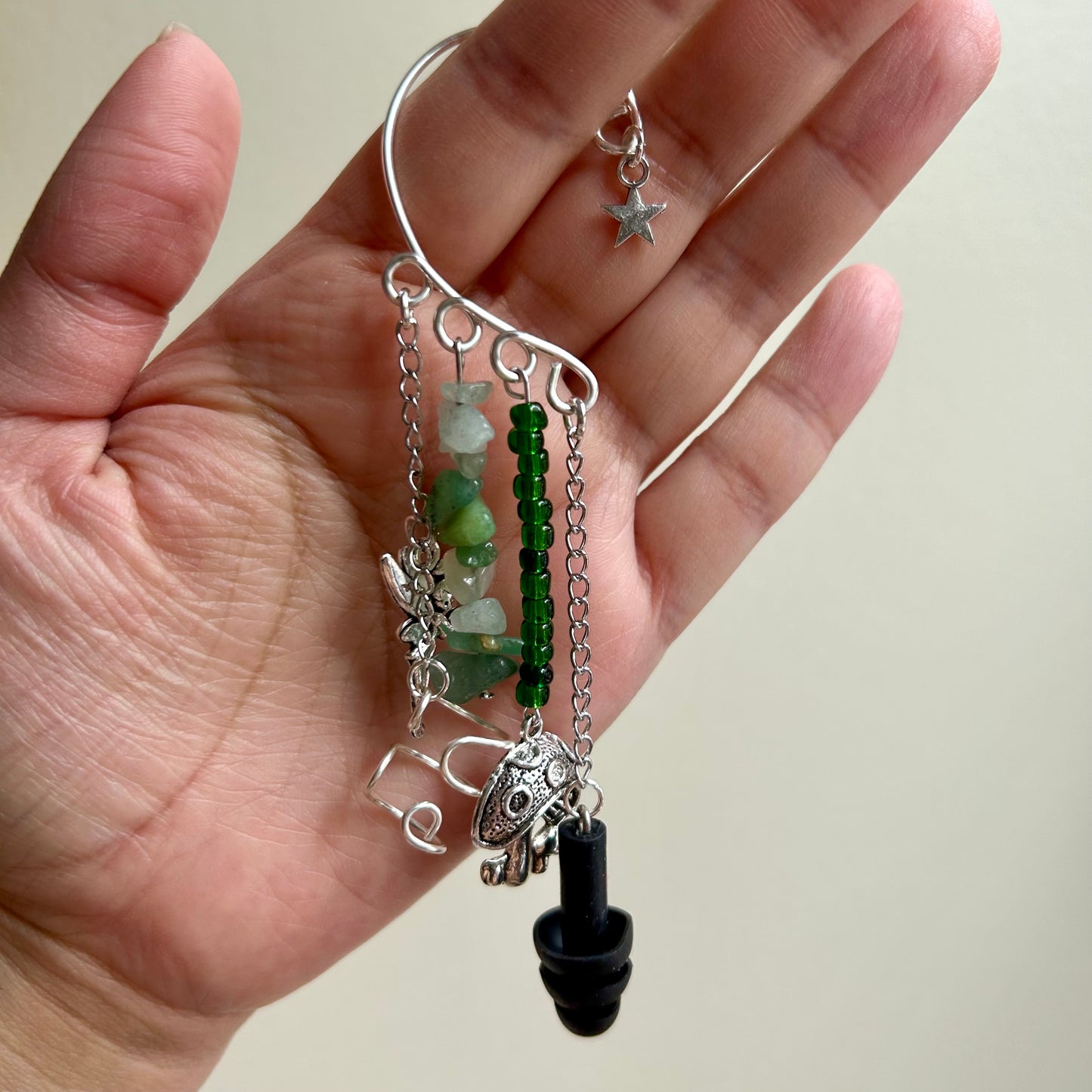 Fairy Mushroom Earplug Ear Cuffs