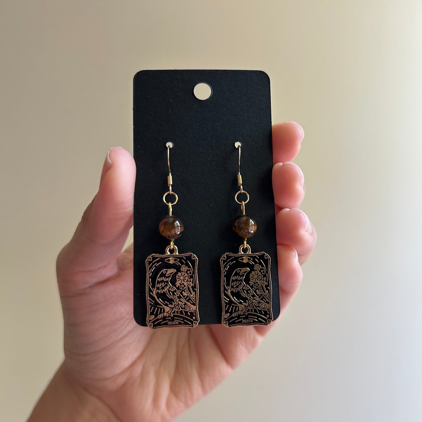 Death Tarot Card Earrings