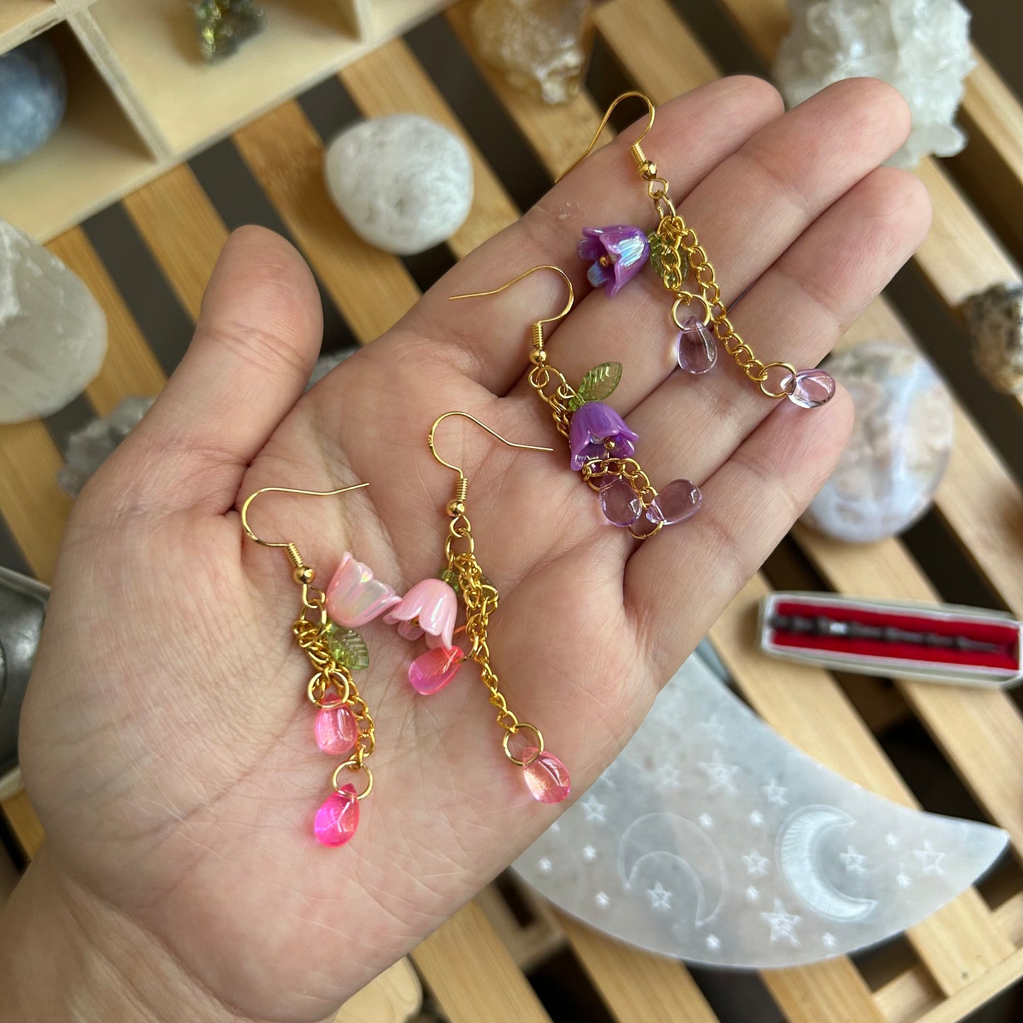 Fairycore Bell Flower Earrings