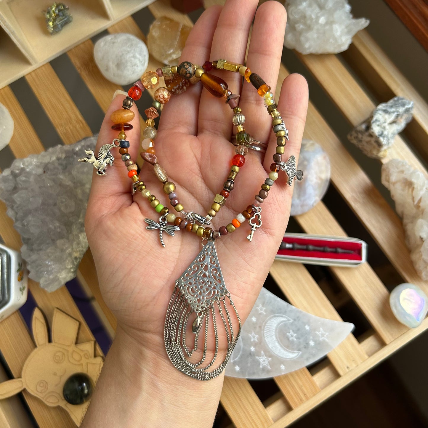 Bead Bucket Necklace | 178