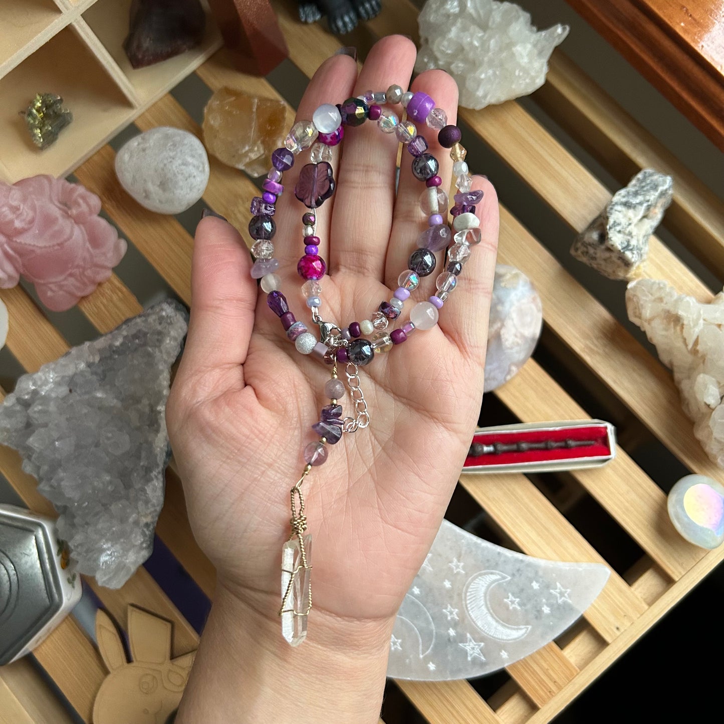 Bead Bucket Necklace | 182