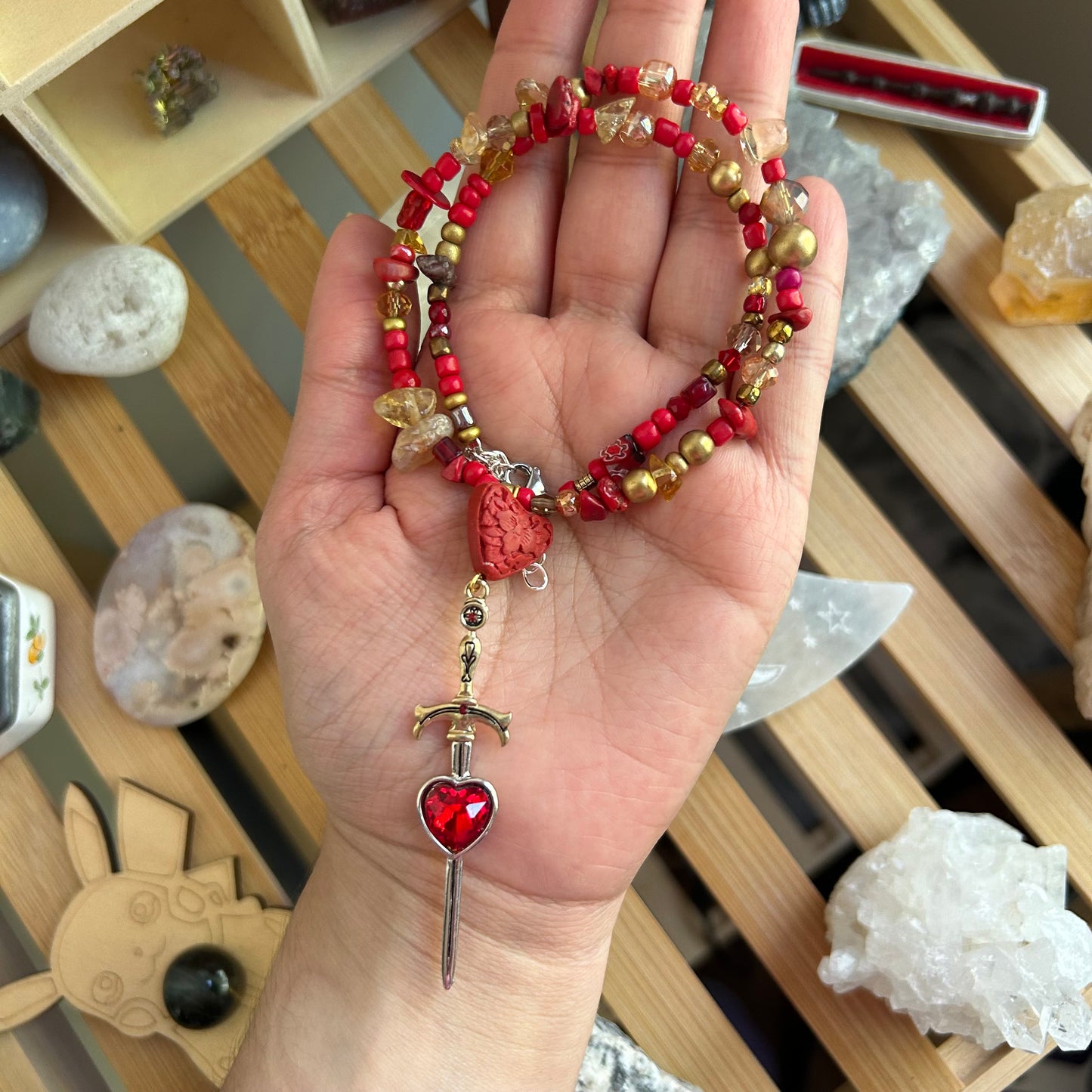 Bead Bucket Necklace | 166