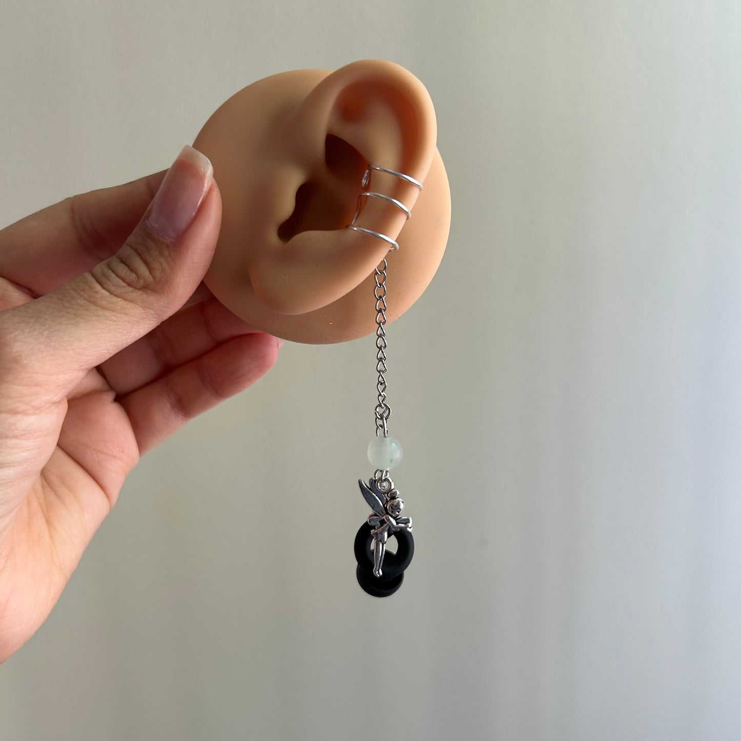 Green Fairy LOOP Earplug Ear Cuffs *LOOPS NOT INCLUDED *