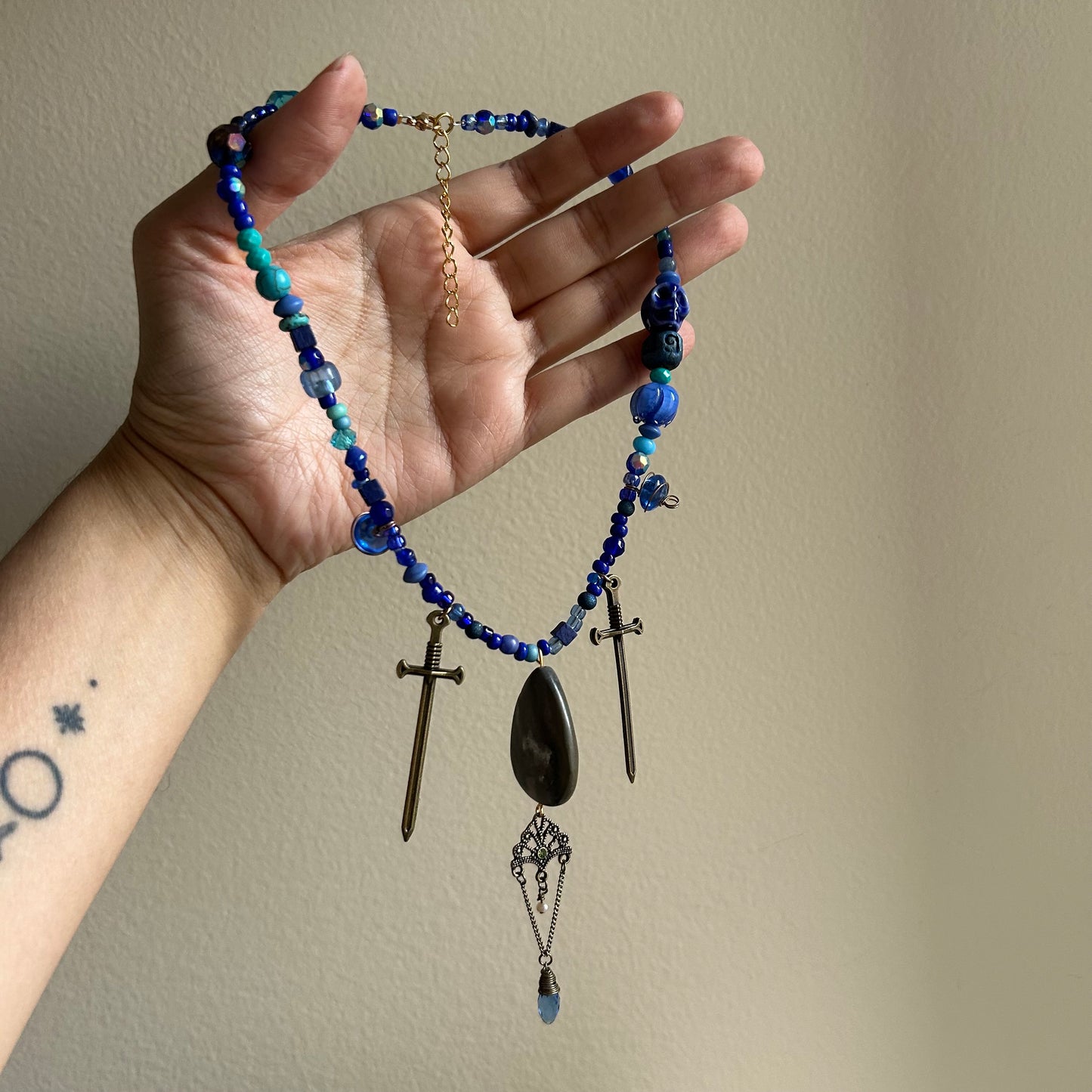 Bead Bucket Necklace | 203