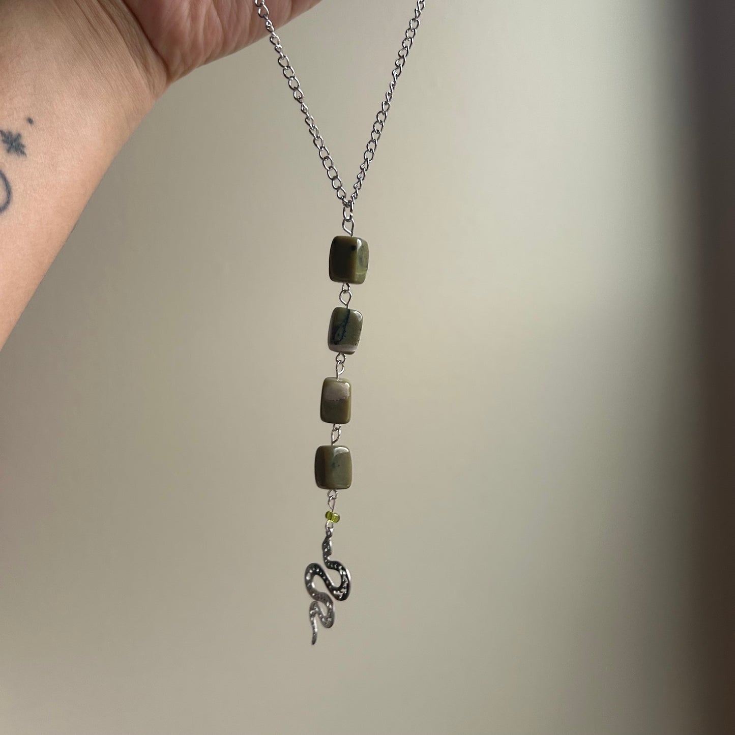 Serpentine Snake Necklace