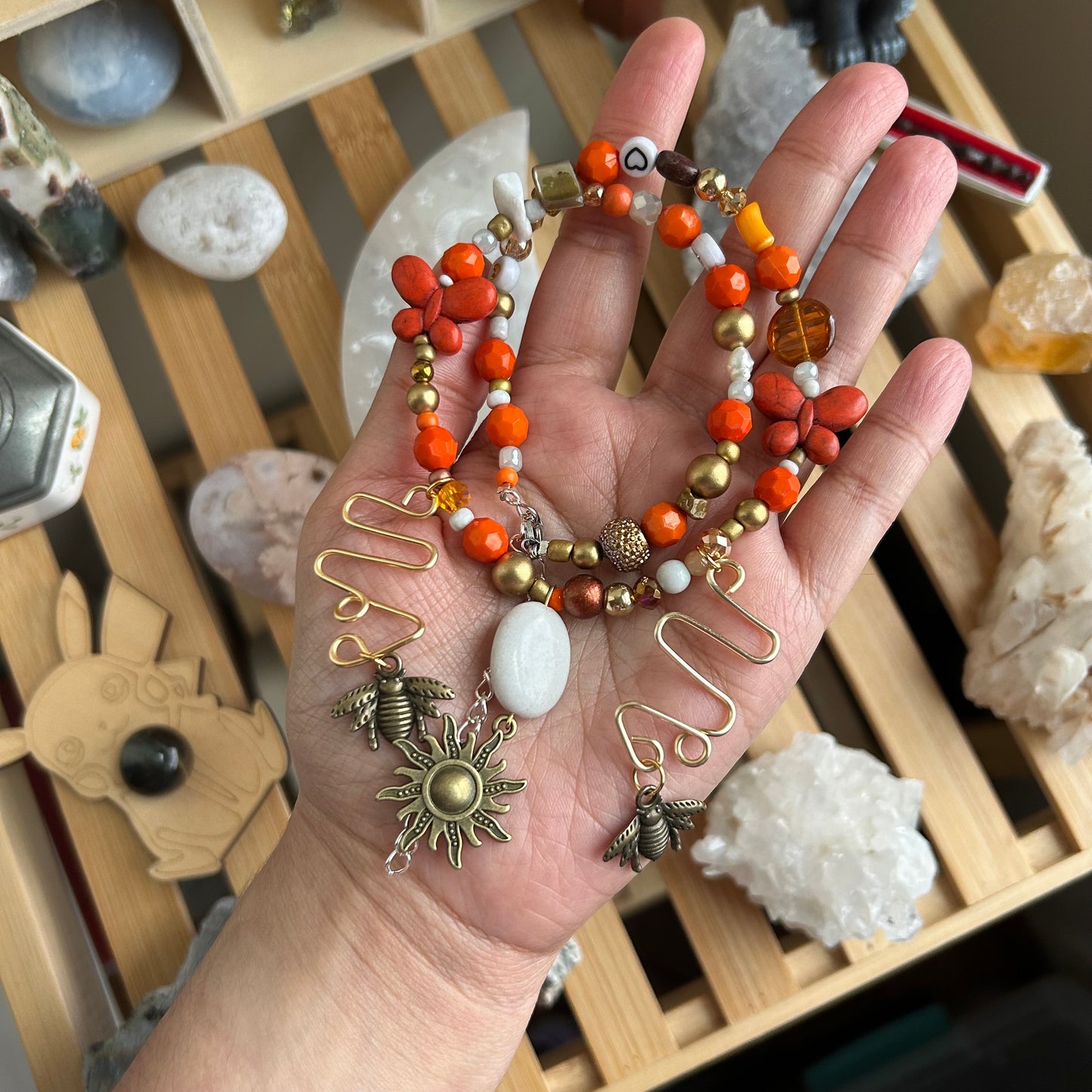 Bead Bucket Necklace | 162