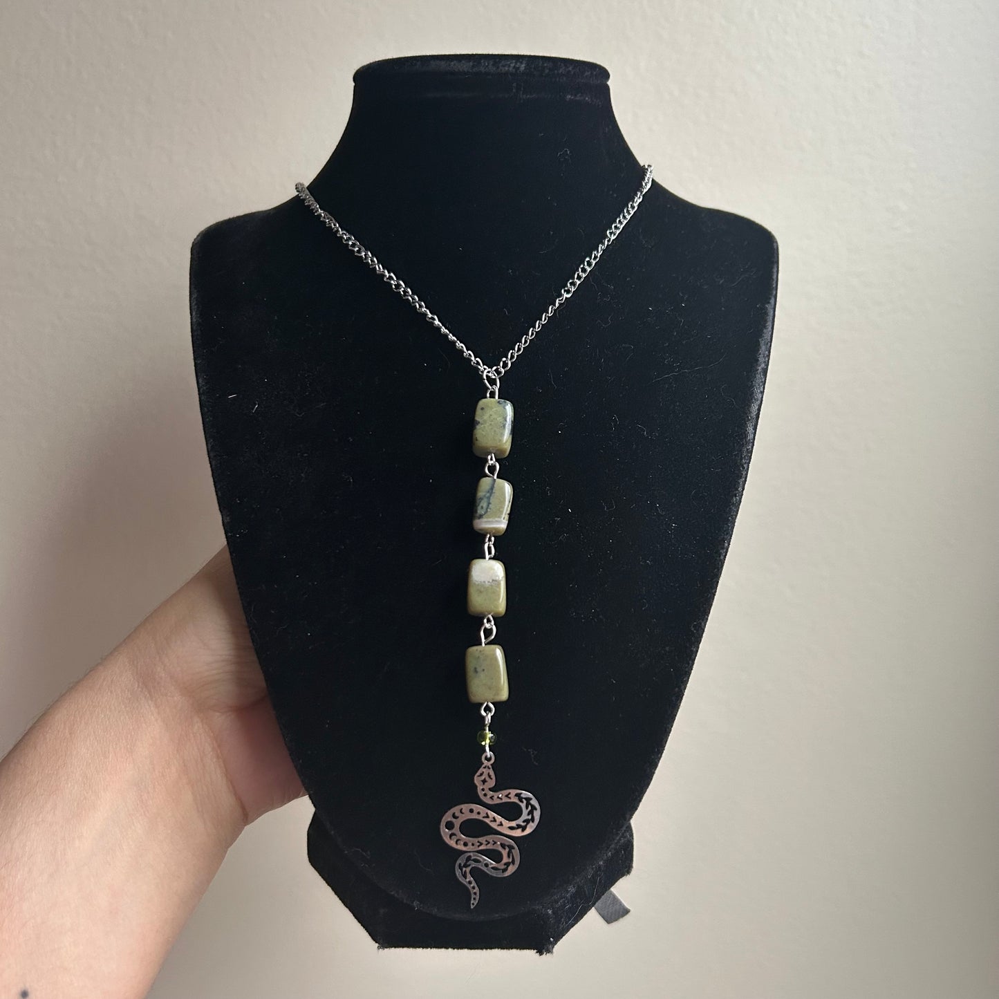 Serpentine Snake Necklace