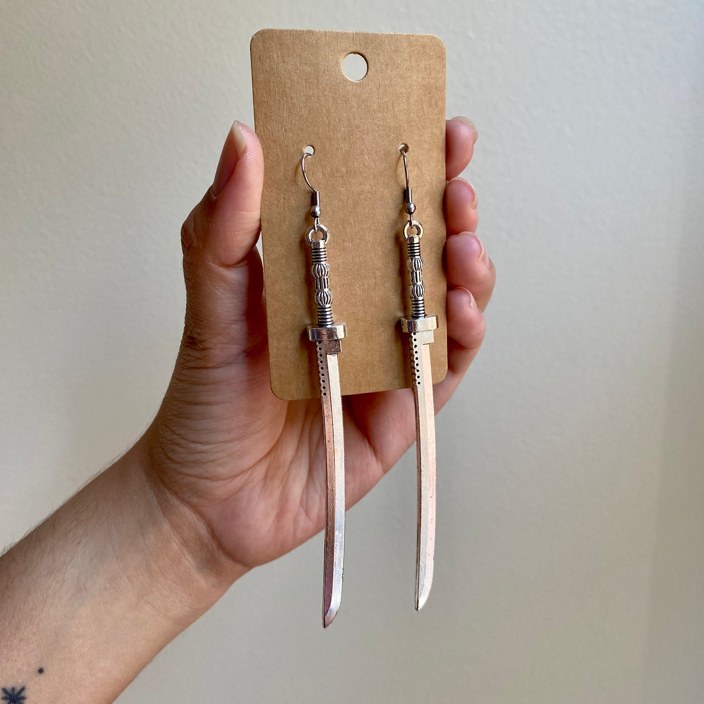 Long Sword Earrings