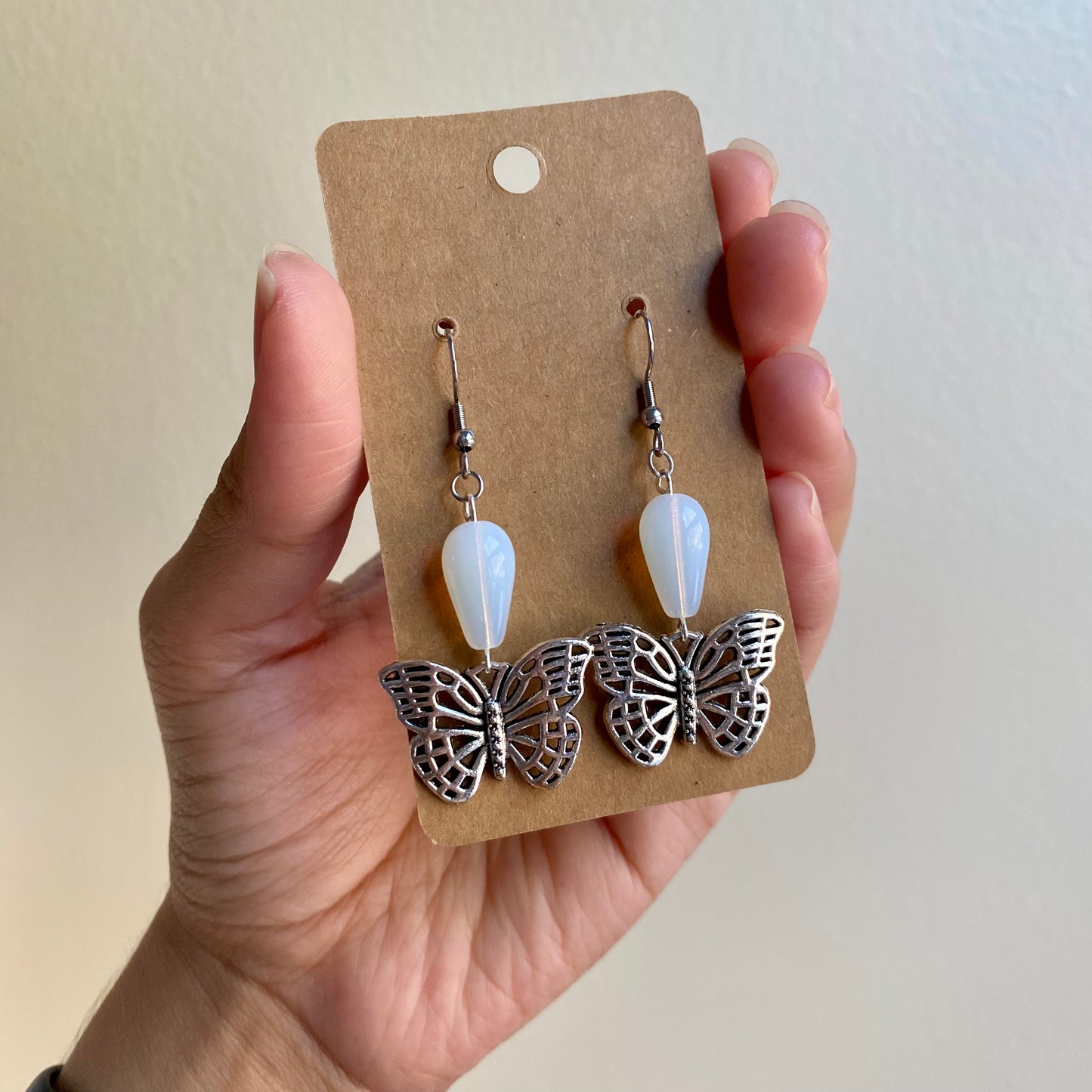 Opalite Butterfly Earrings