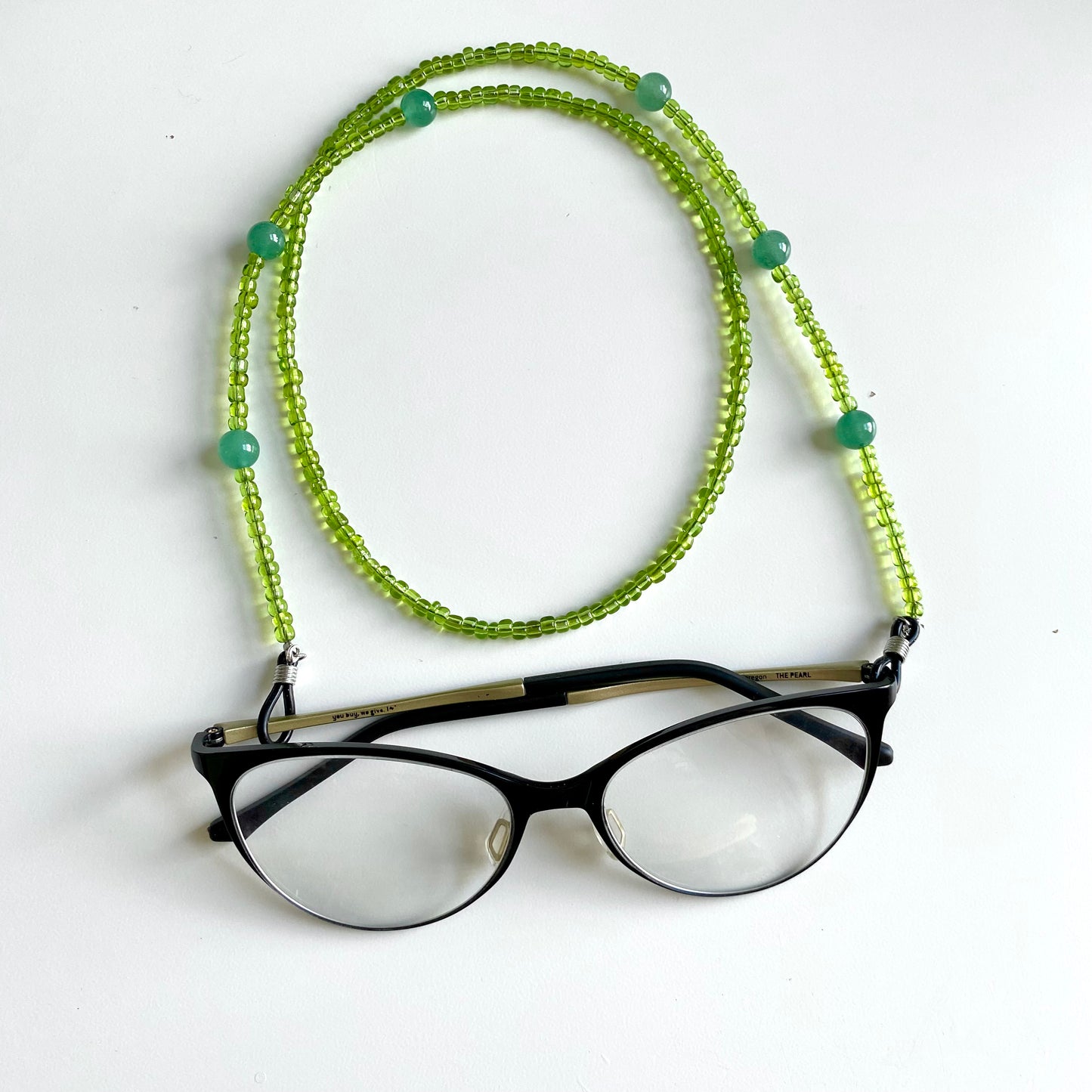 Green Aventurine Glasses Chain