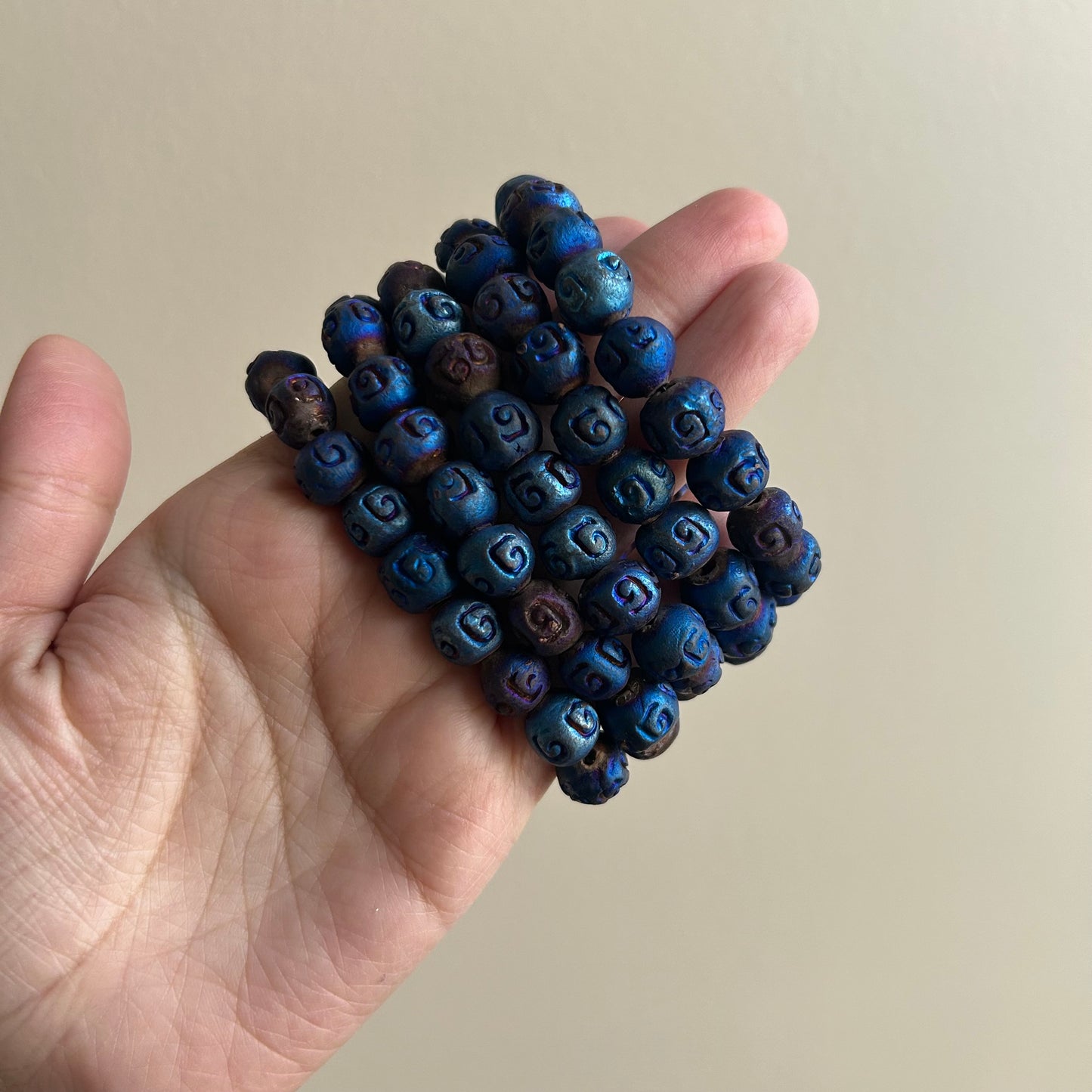 Metallic Blue Bracelet
