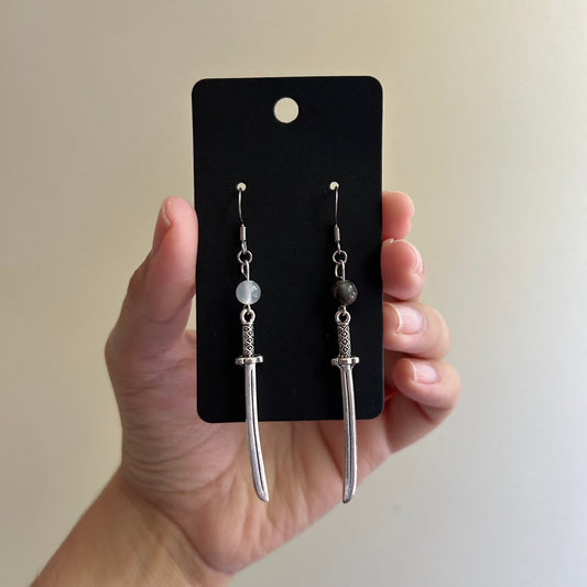 Dichotomy Sword Earrings