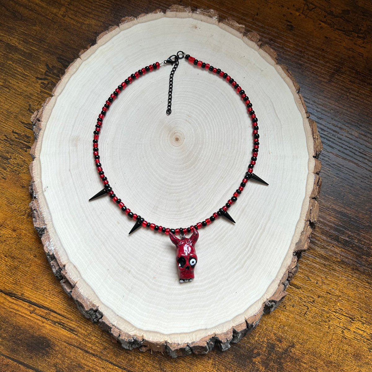 Devilish Beaded Necklace