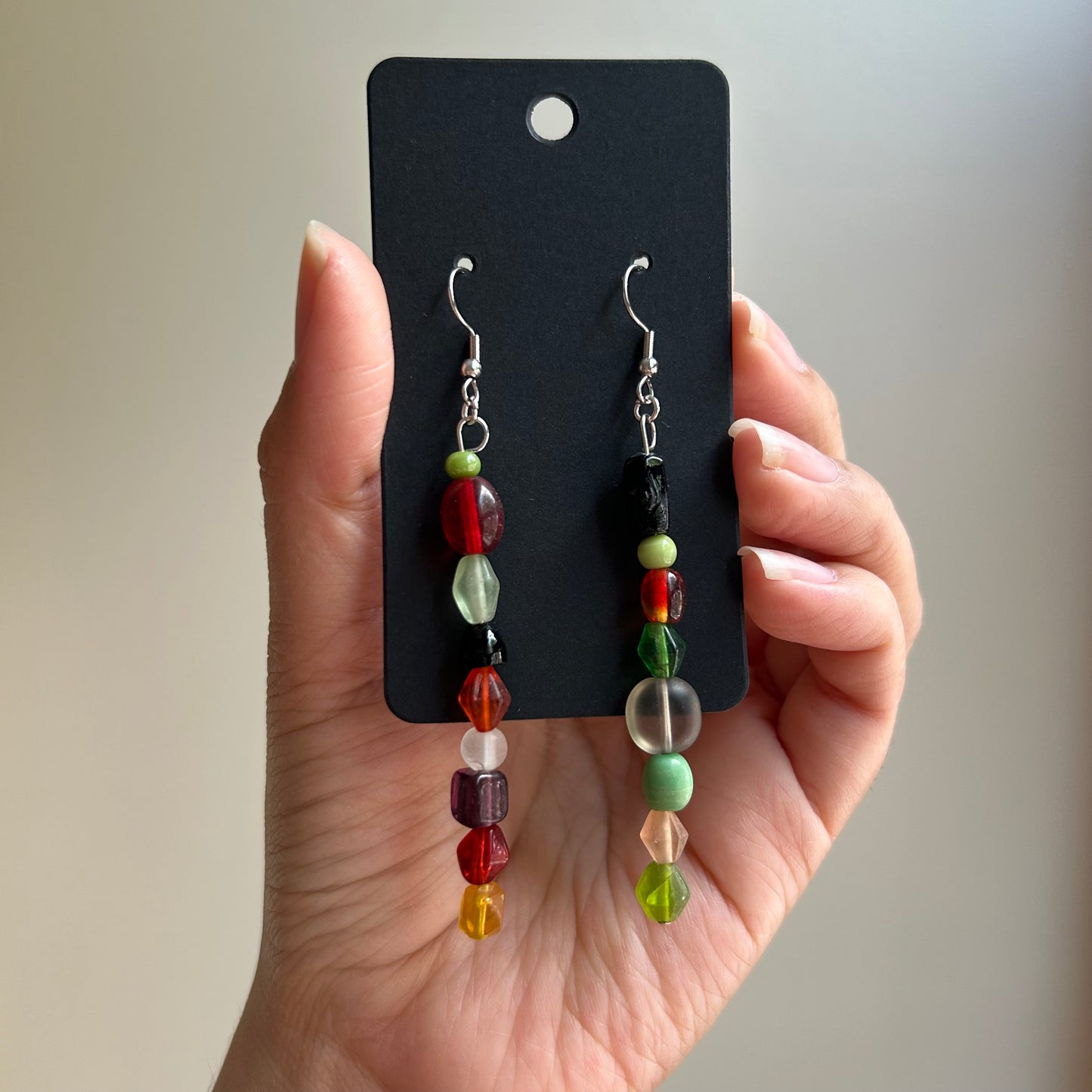 Quirky Lampwork Beaded Earrings