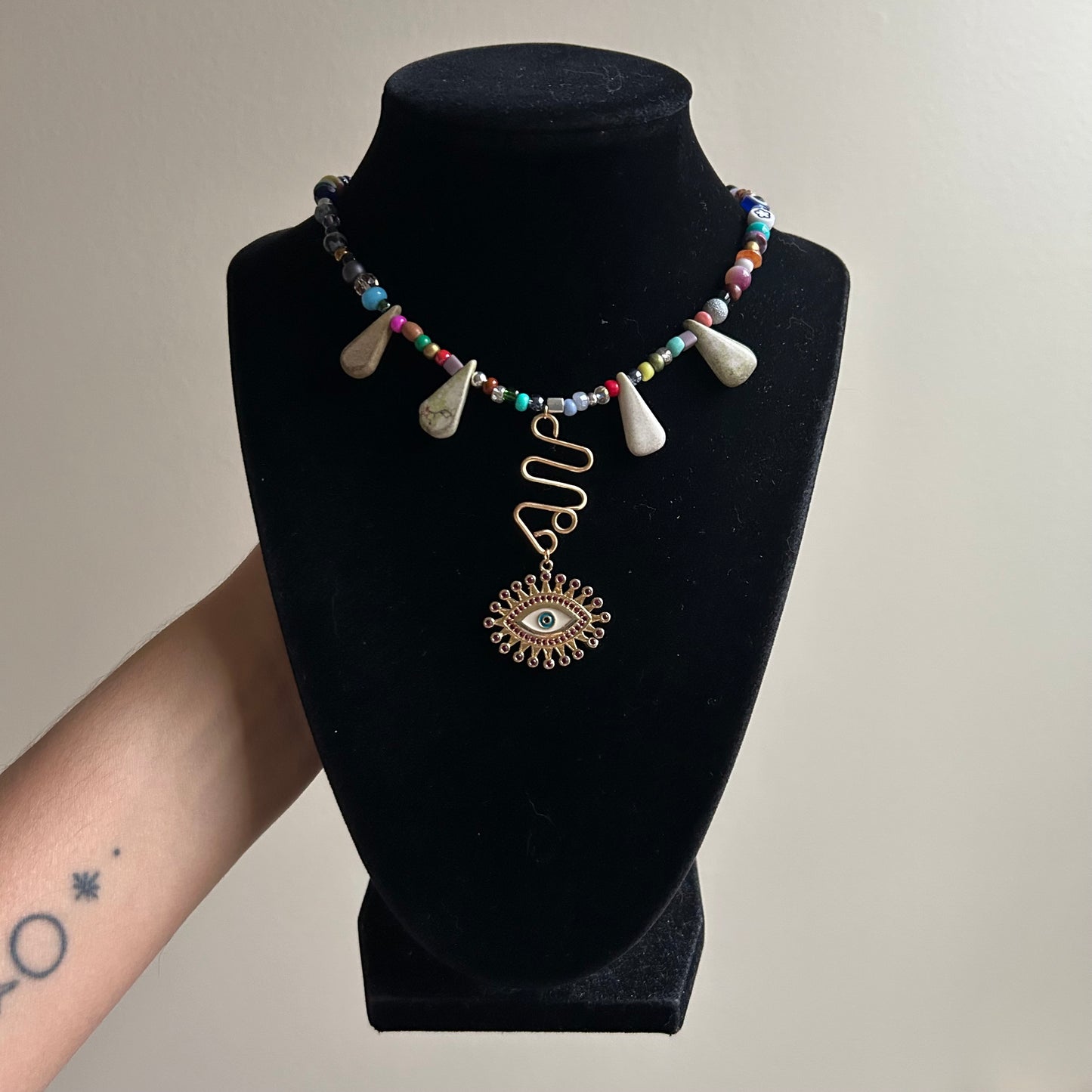 Bead Bucket Necklace 183