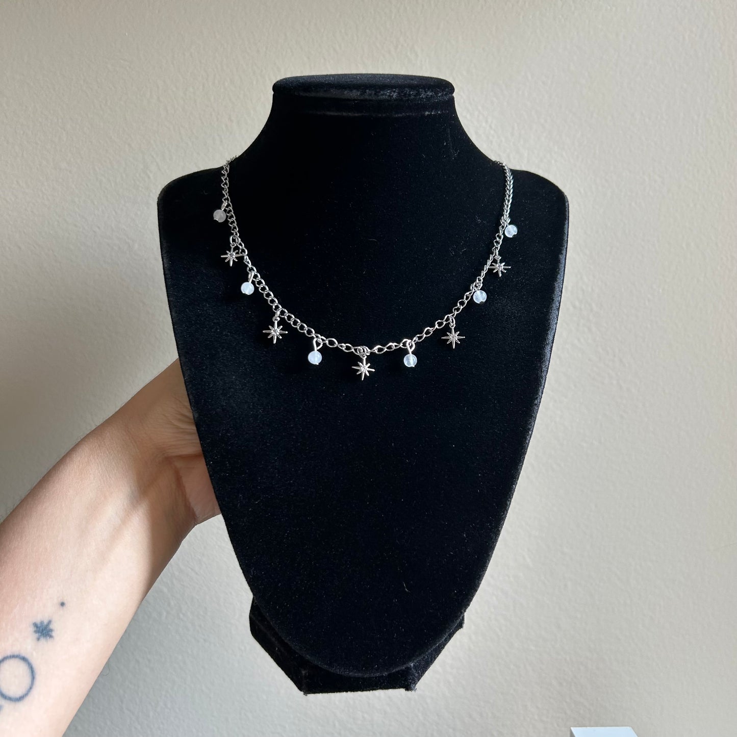 North Star Clear Quartz Chain Necklace