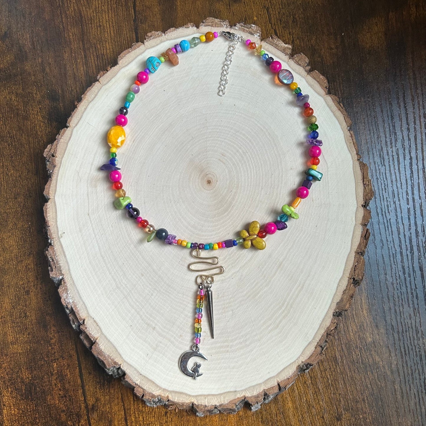 Bead Bucket Necklace | 204