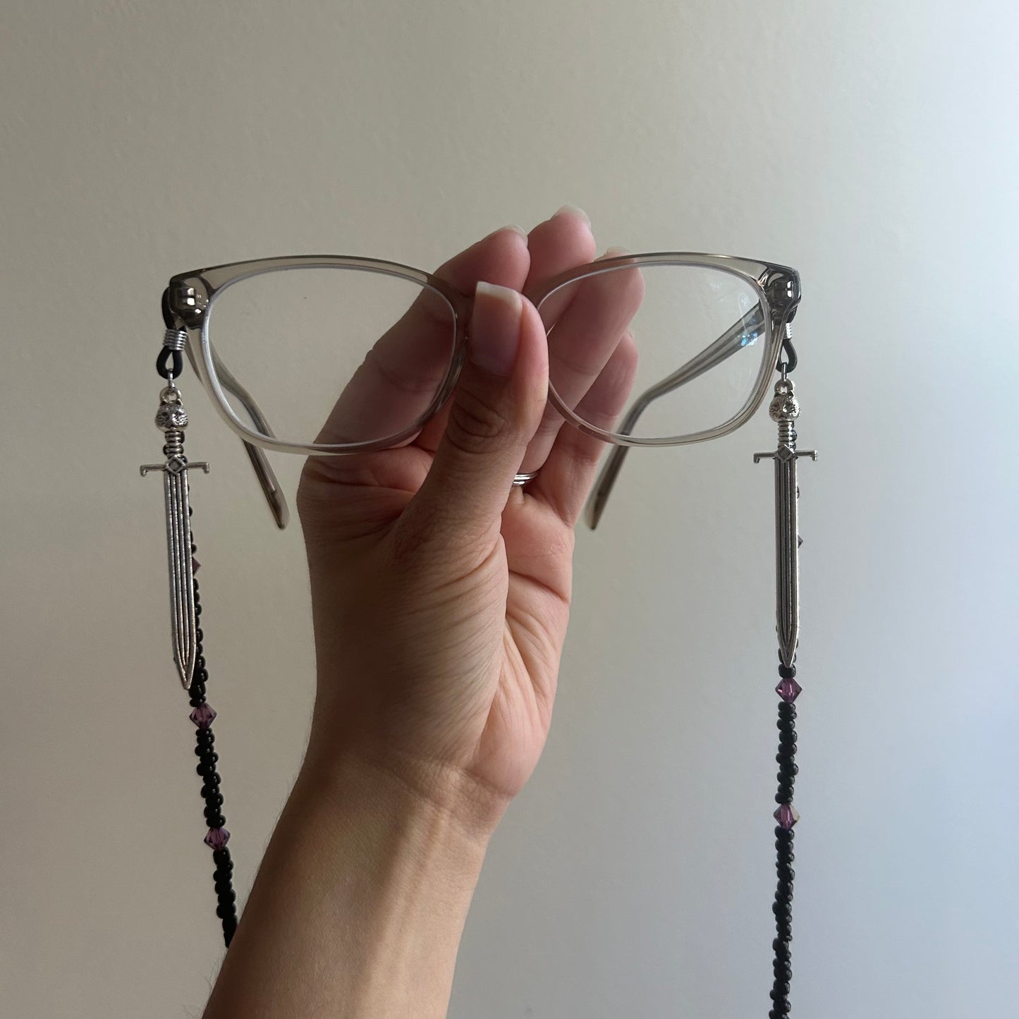 Vampire Sword Glasses Chains - Purple