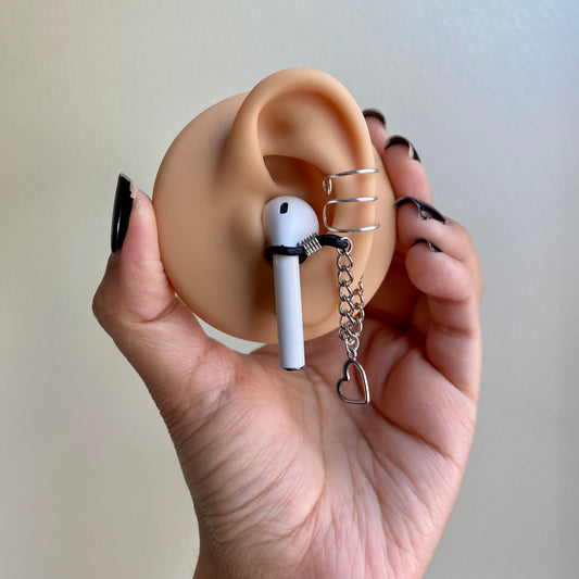 Heart Earbud Ear Cuffs
