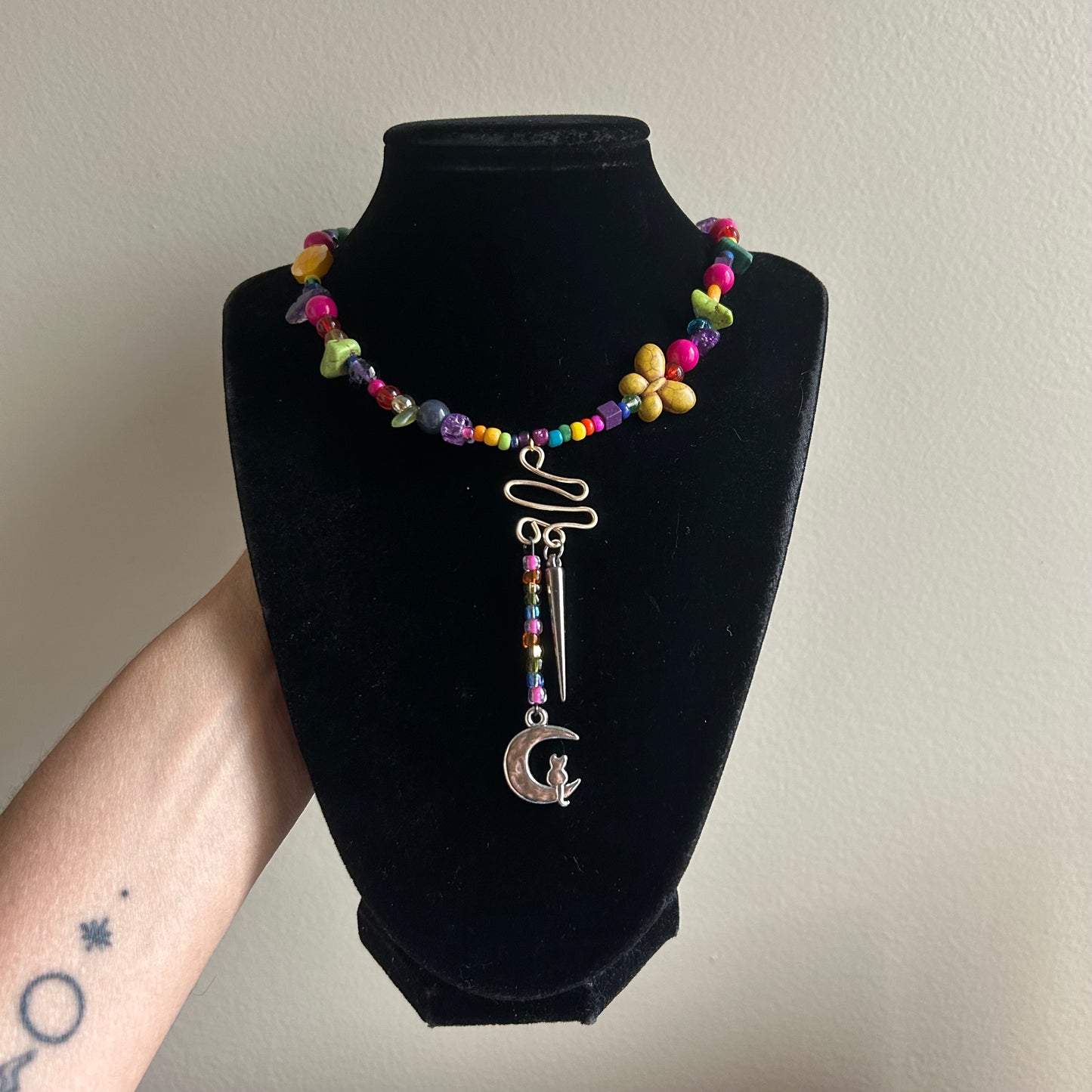 Bead Bucket Necklace | 204