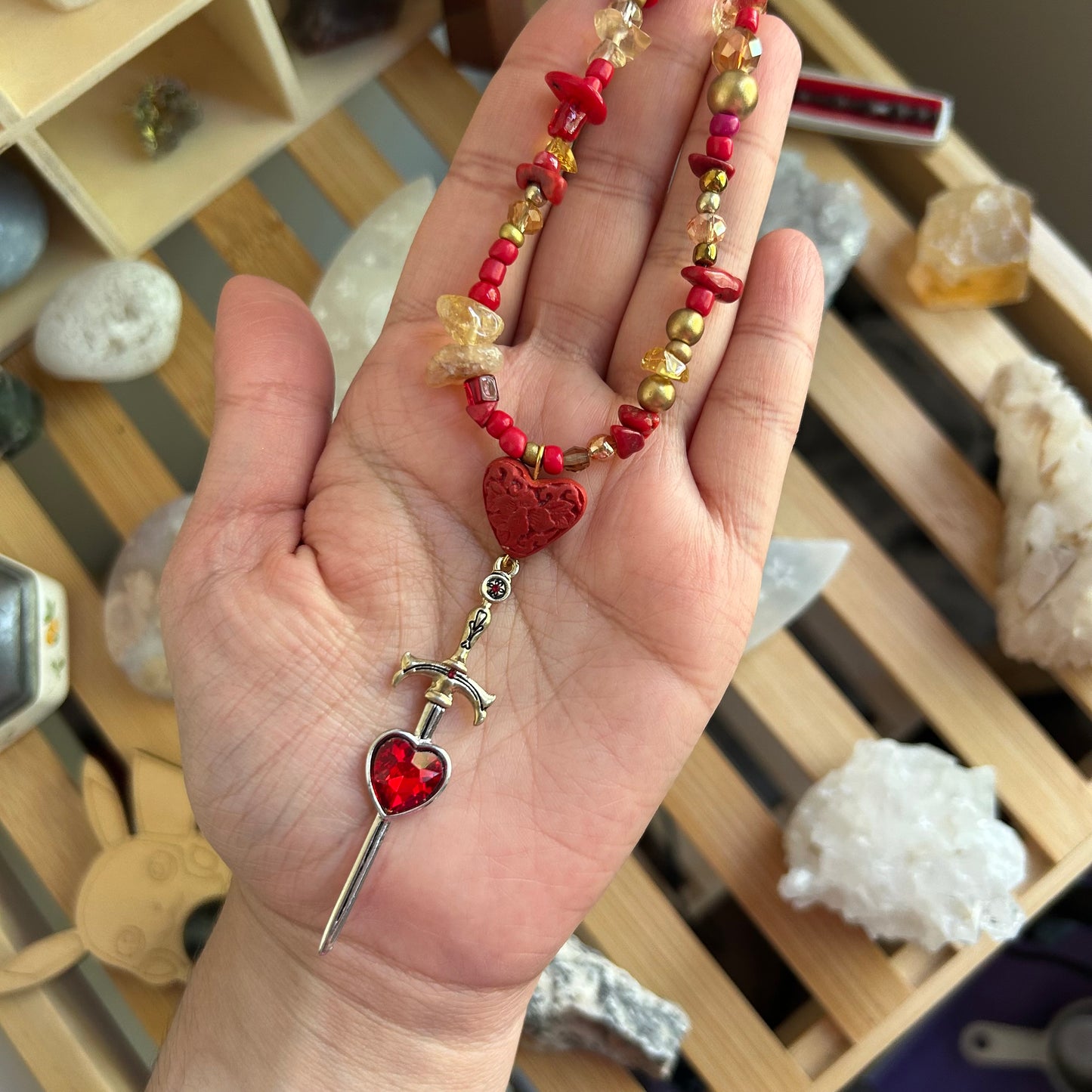 Bead Bucket Necklace | 166