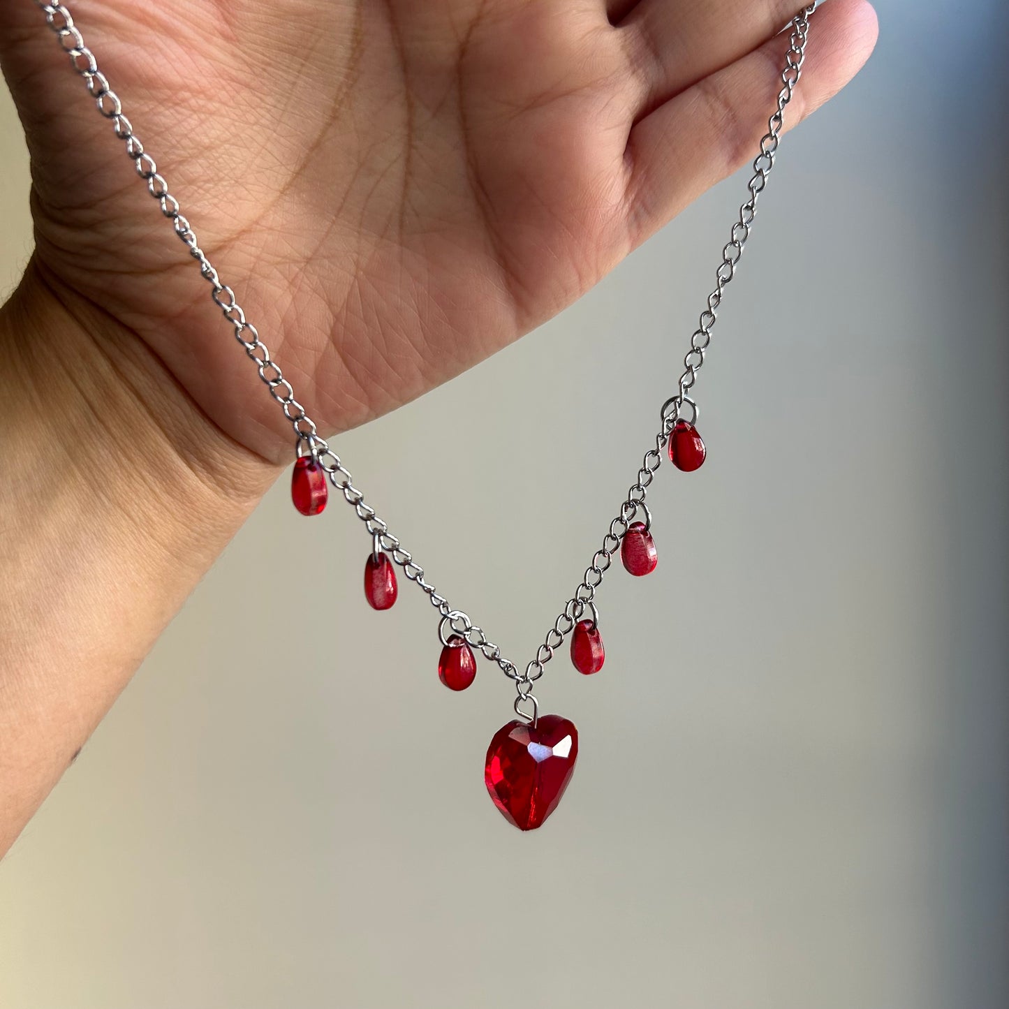 Red Heart Necklace