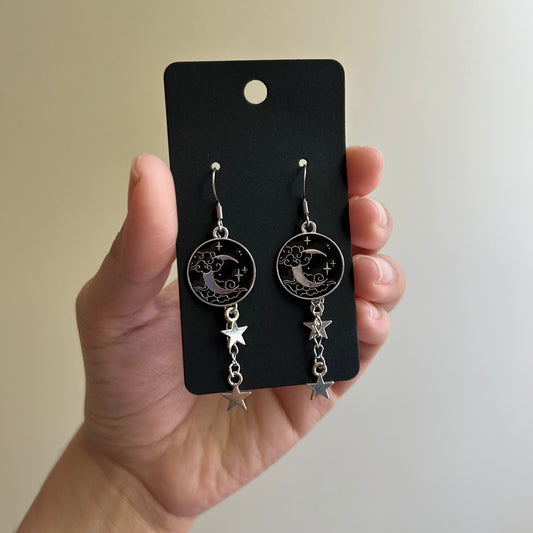 Midnight Moon Earrings