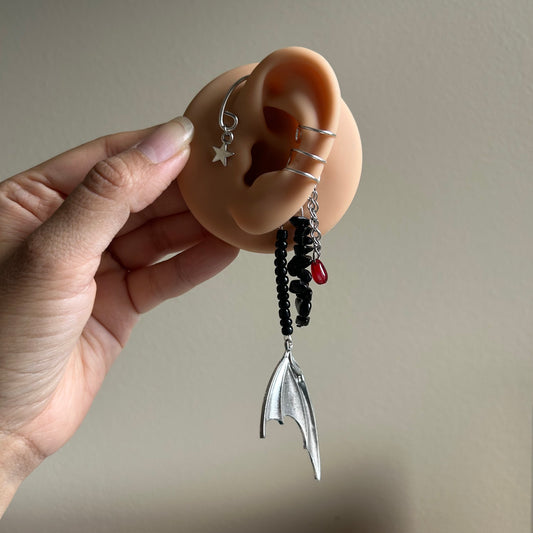 Vampire Bat Ear Cuffs