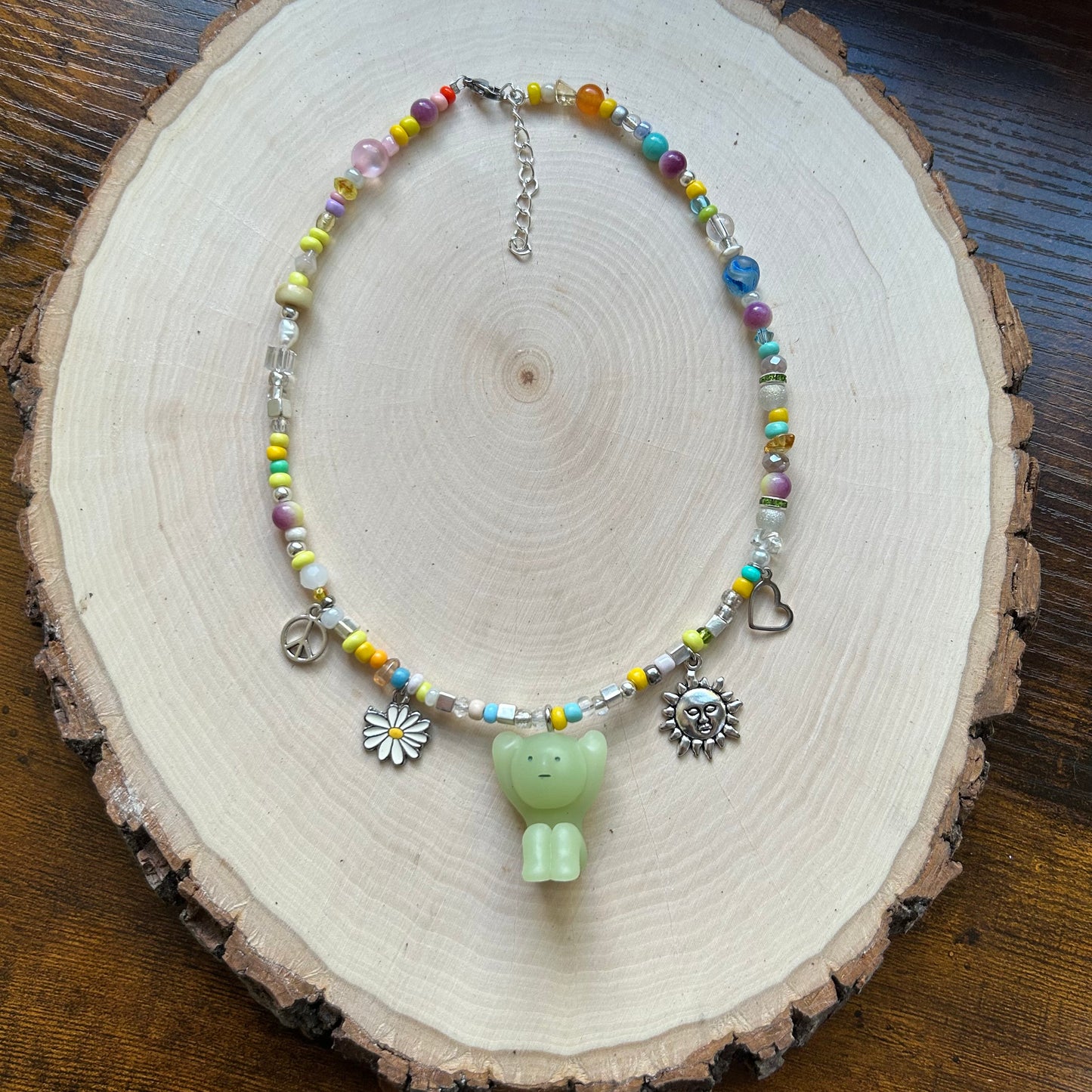 Bead Bucket Necklace | 201