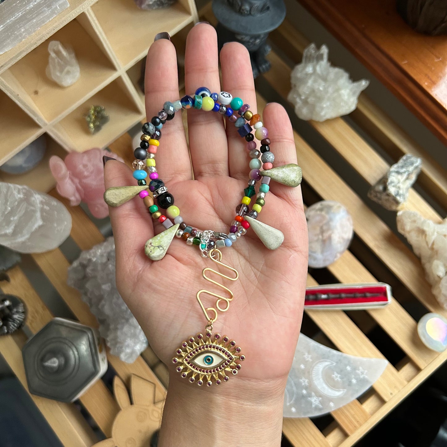 Bead Bucket Necklace 183