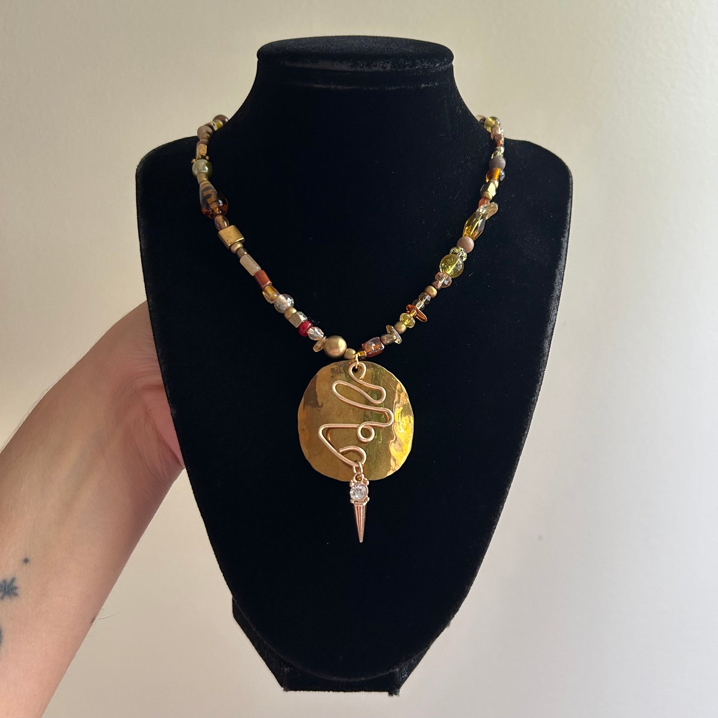 Bead Bucket Necklace 171