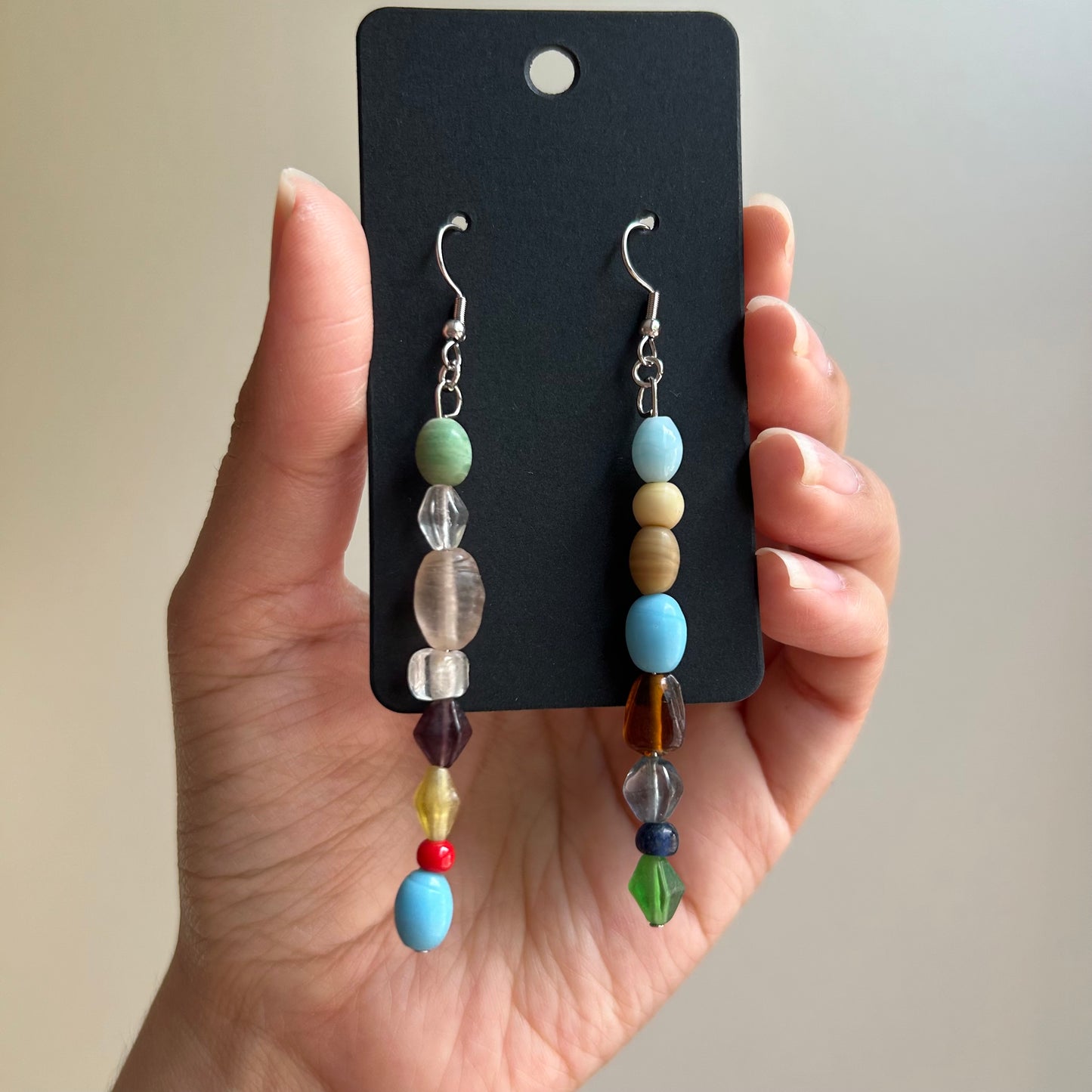 Quirky Lampwork Beaded Earrings