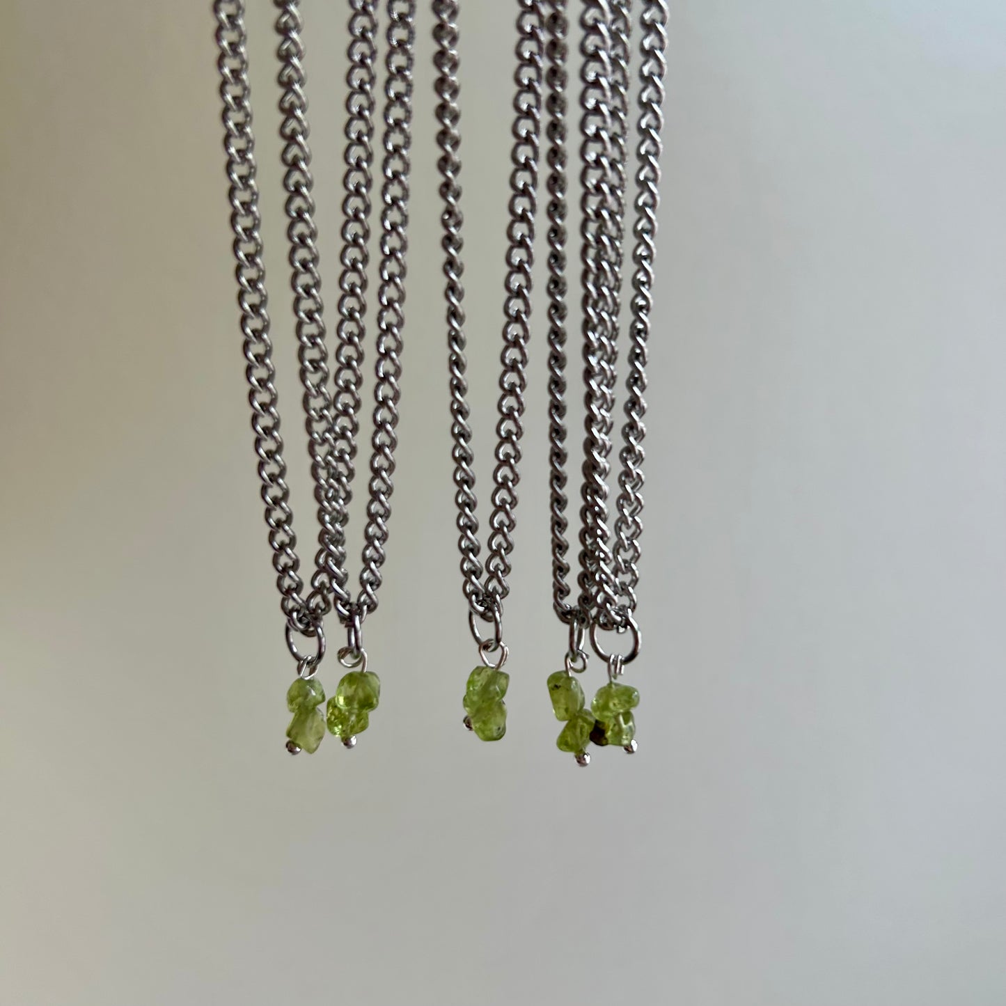 Peridot Chain Necklace