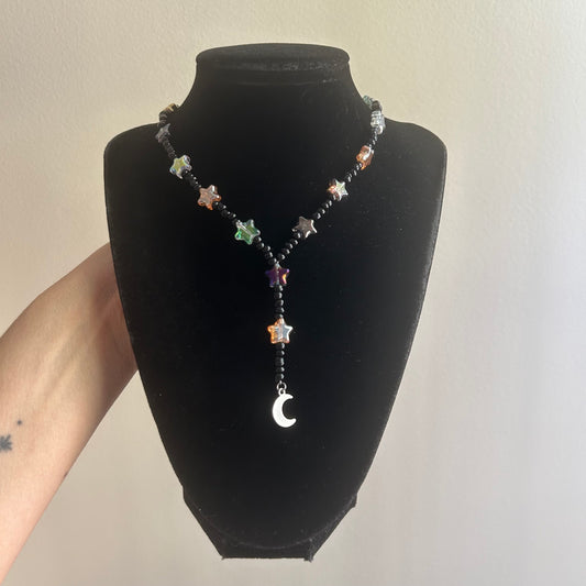 Starry Beaded Necklace