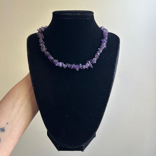 Amethyst Crystal Necklace