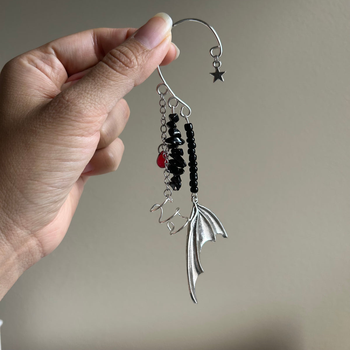 Vampire Bat Ear Cuffs